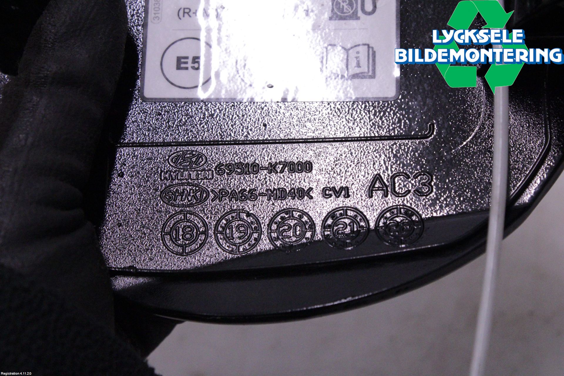 Hyundai i10 LA 20- Tanklucka