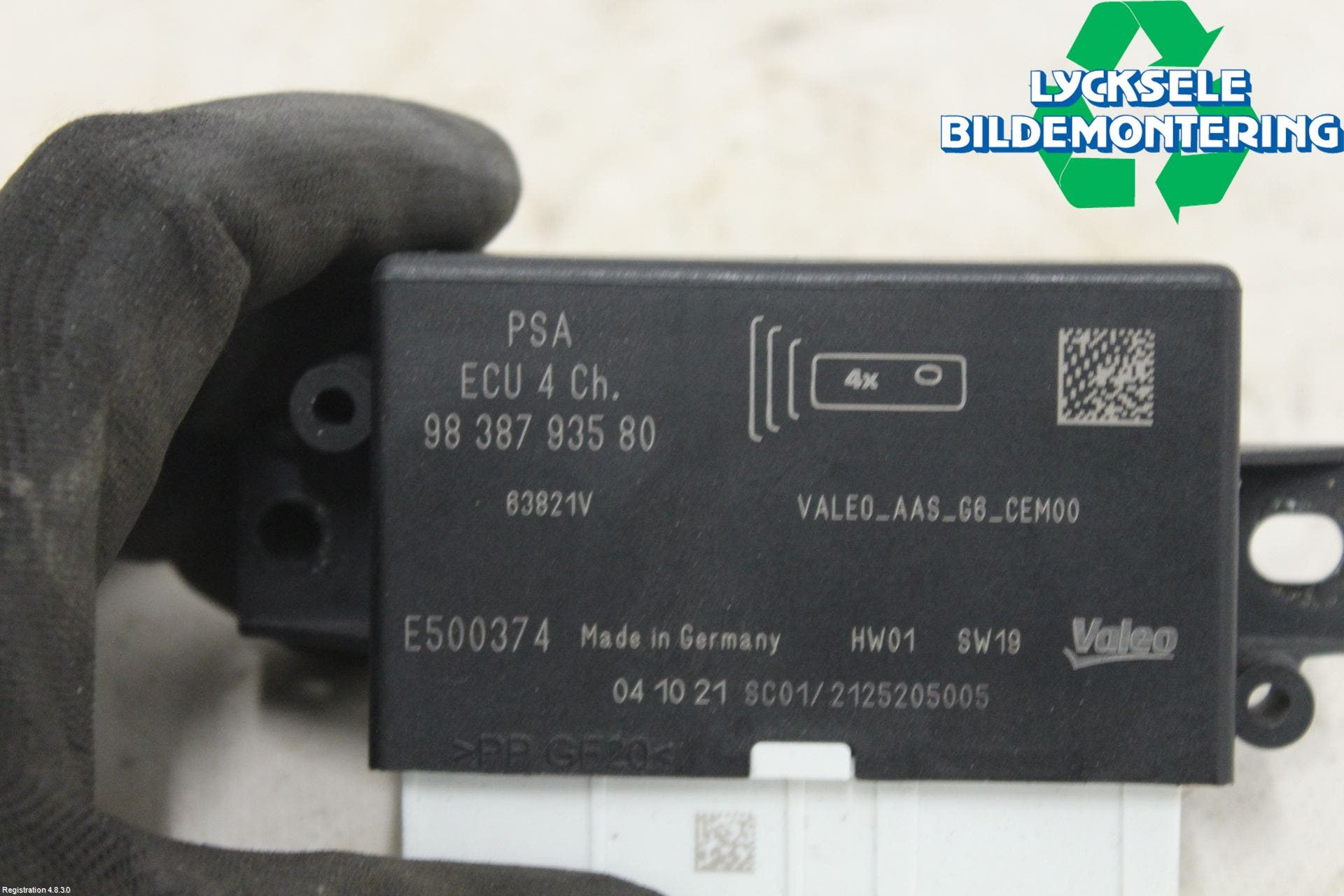 Peugeot PARTNER/E-PARTNER 19- Styrenhet Parkeringshjälp