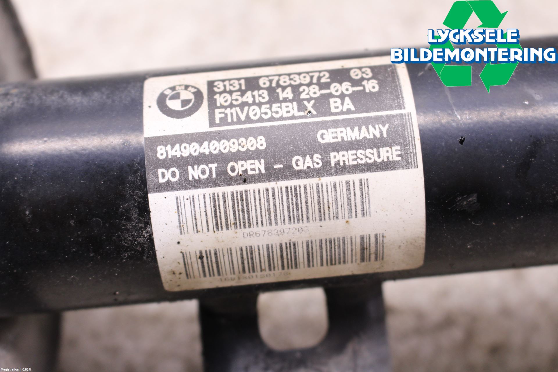 BMW 5 F10/F11/F18 09-17 Fjäderben Fram Höger