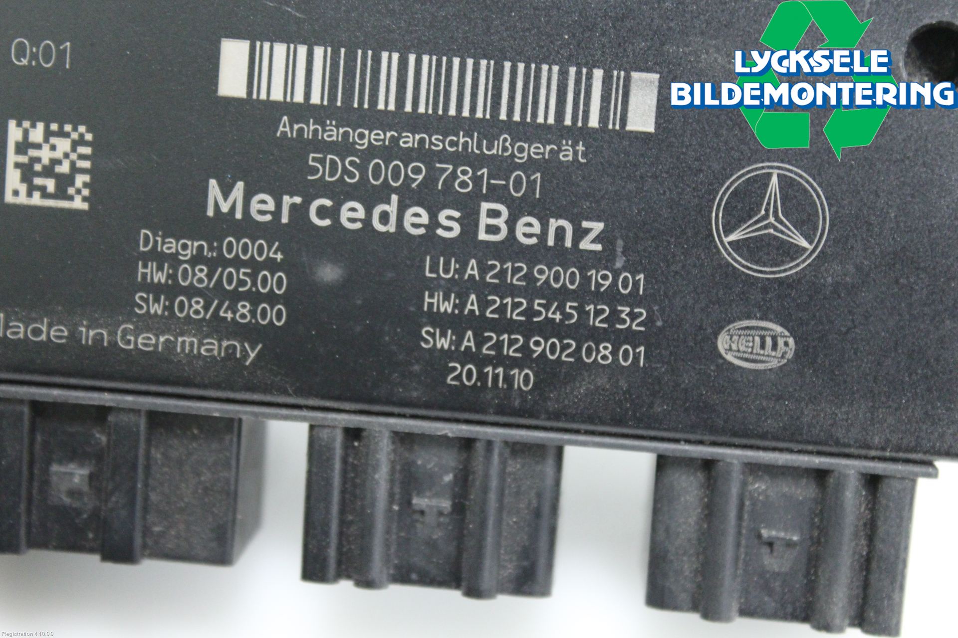 Mercedes-Benz MB E-KLASS (W212) 09-16 Styrenhet Dragkrok
