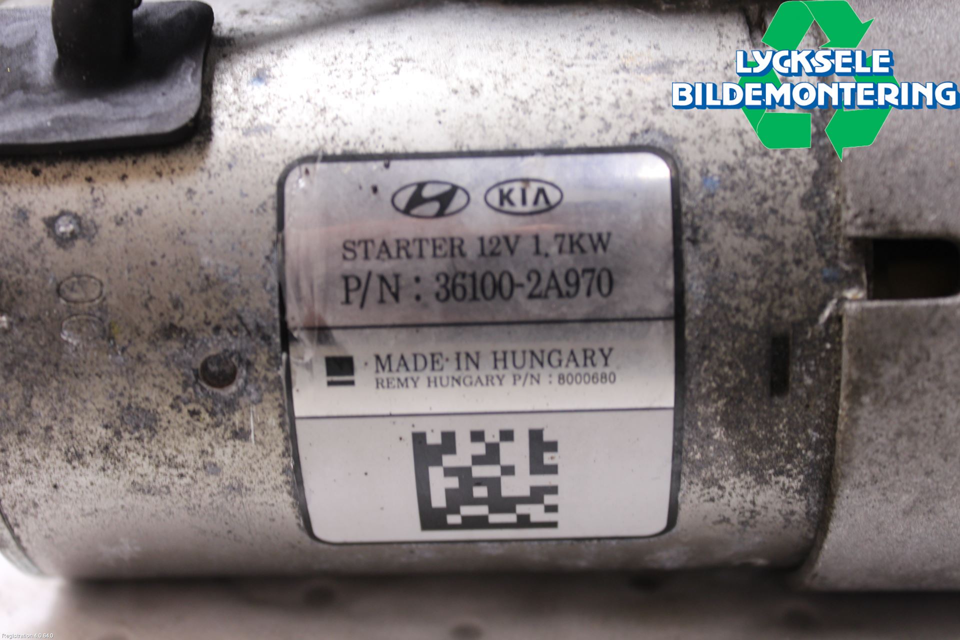 Kia CEED 12-18 Startmotor Diesel