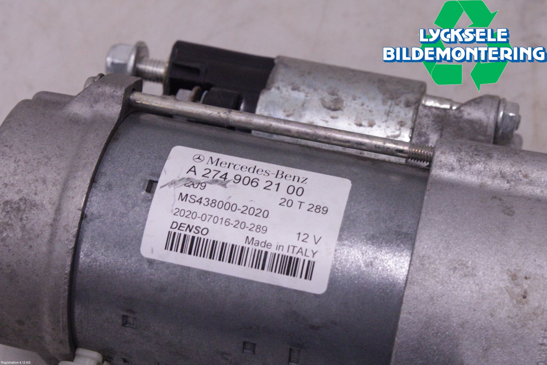 Mercedes-Benz MB GLC-KLASS (X253/C253) 15-22 Startmotor