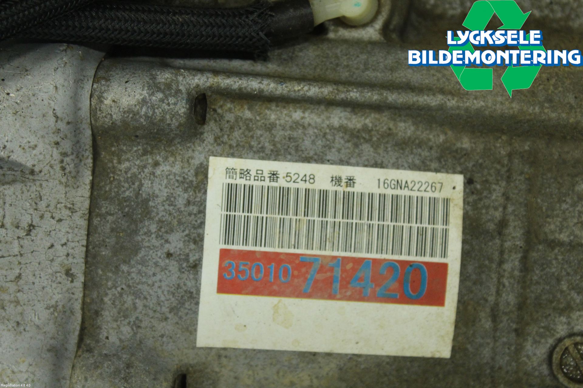 Toyota HILUX 16- Växellåda Automat