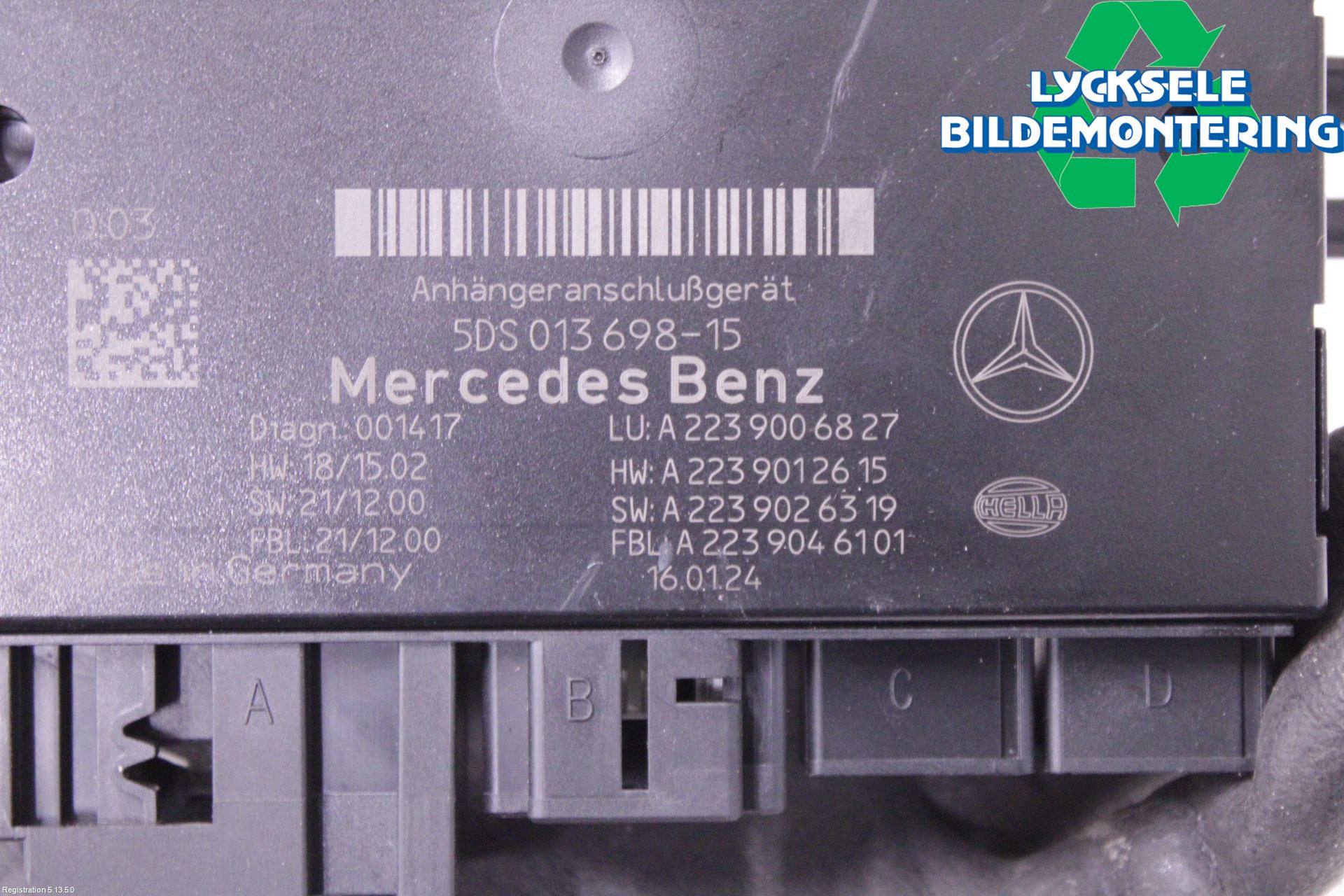 Mercedes-Benz MB C-KLASS (W206) 21- Styrenhet Dragkrok