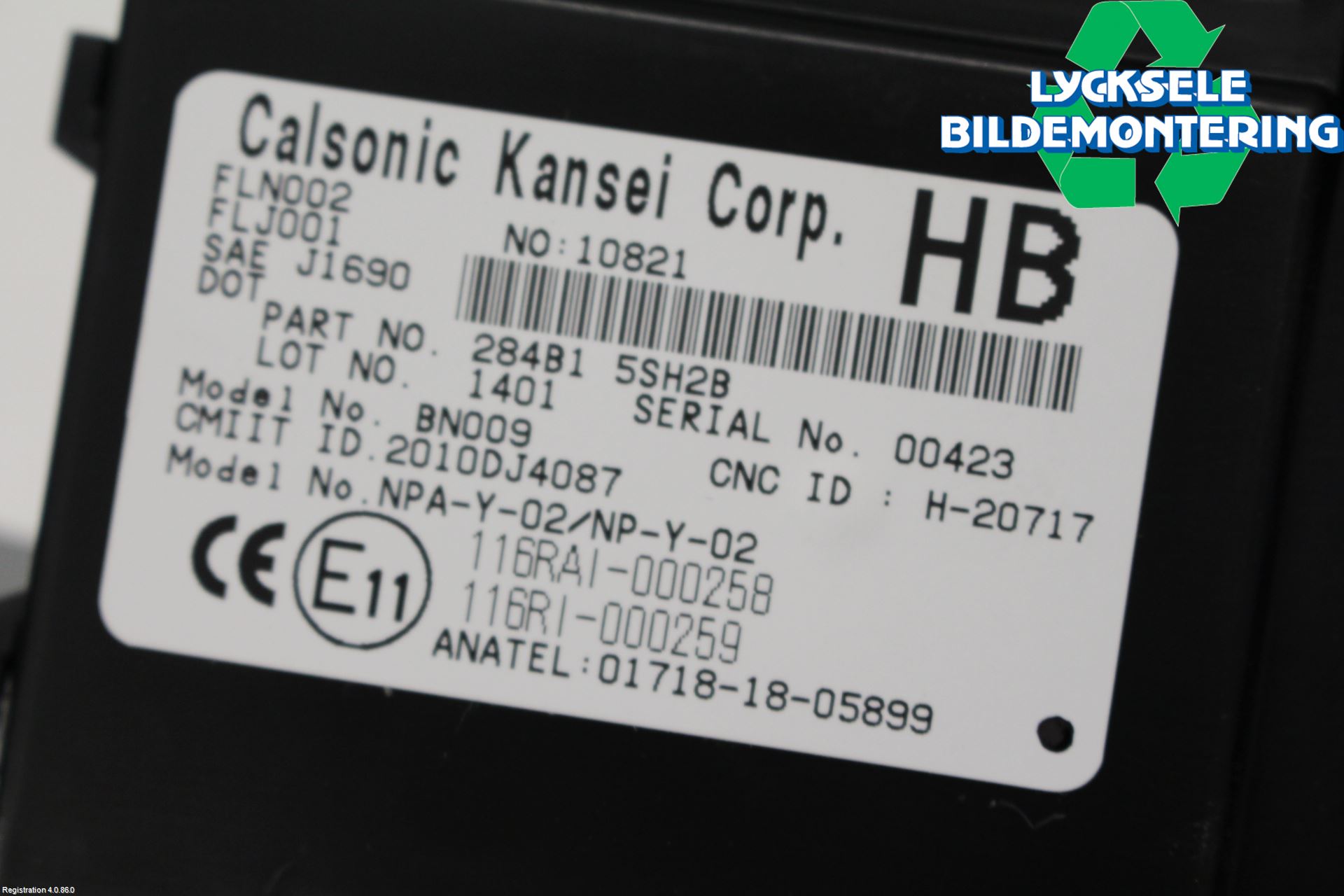 Nissan LEAF 18- Styrenhet Övrigt