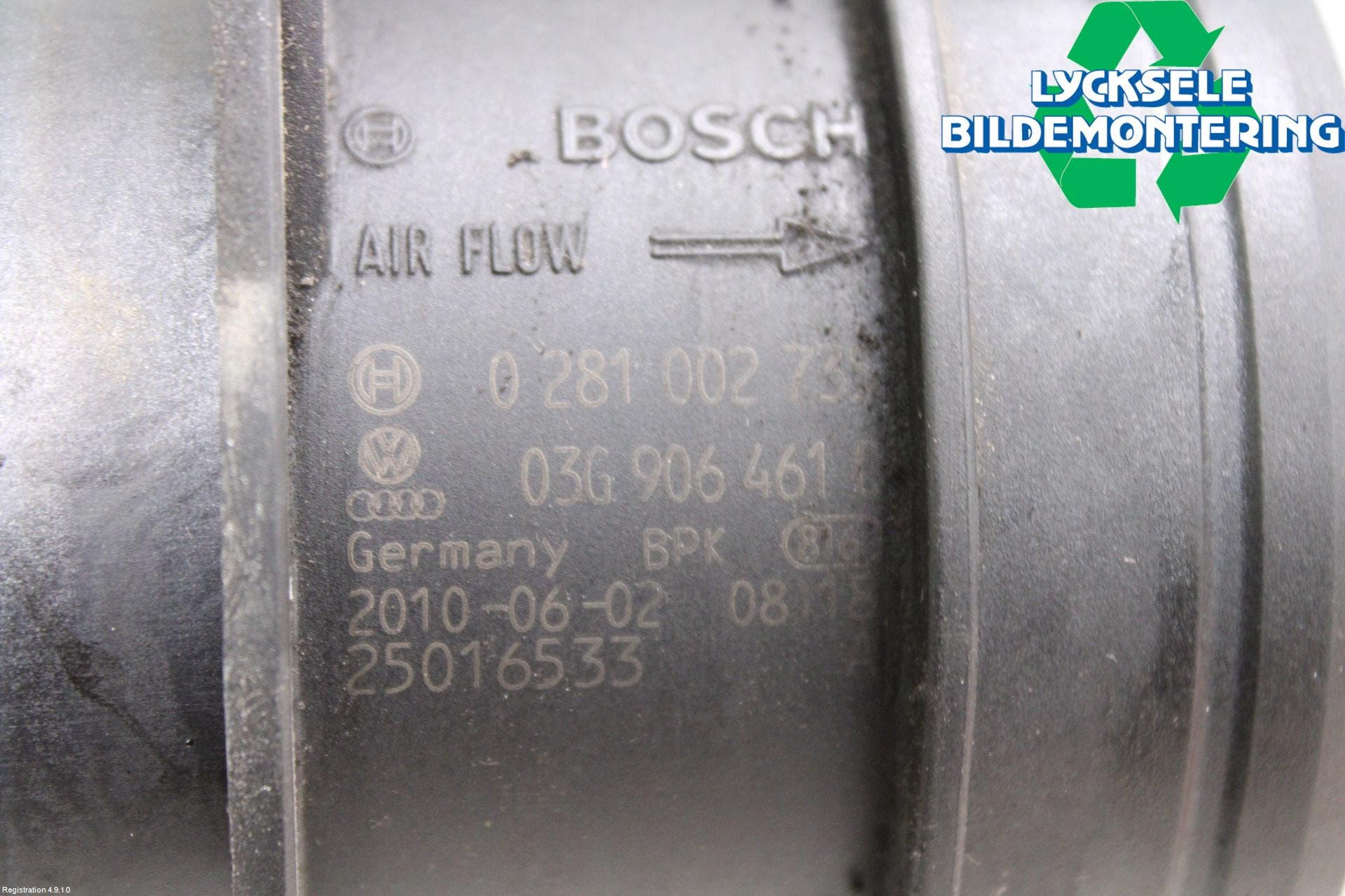 Volkswagen VW PASSAT 05-11 Injluftmassamätare