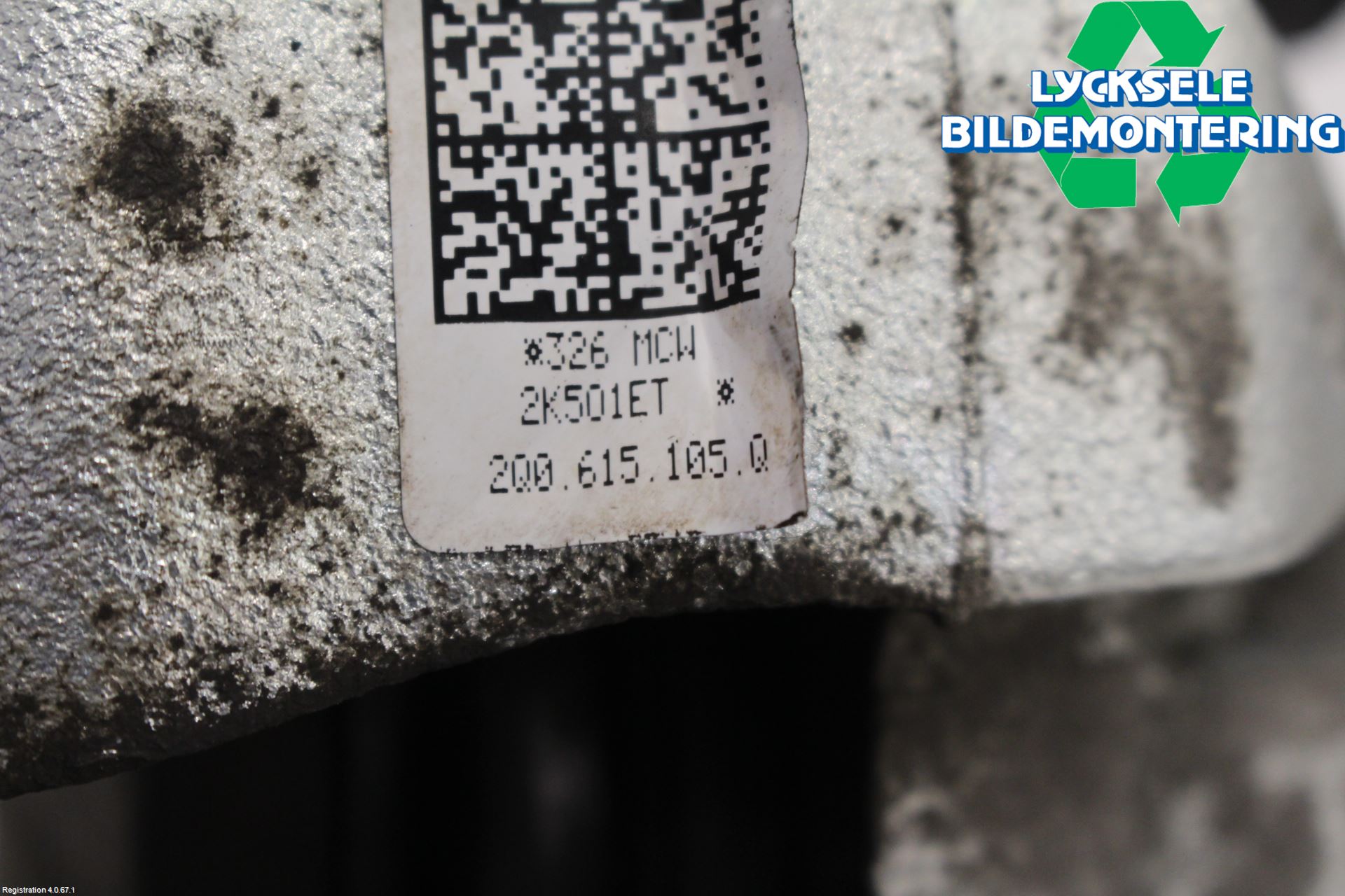 Volkswagen VW T-CROSS 19- Bromsok Fram Vänster