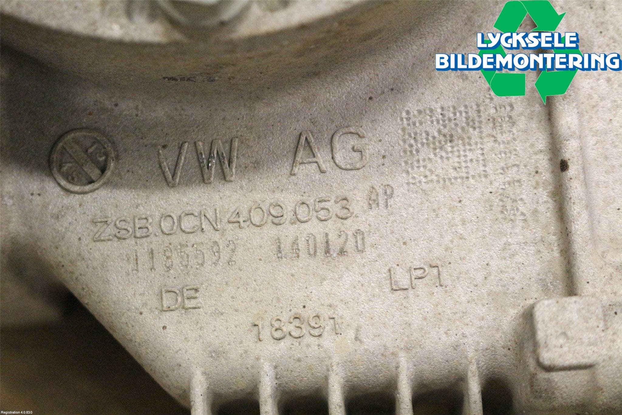 Volkswagen VW GOLF / E-GOLF VII 13-20 Växel Fördelningslåda