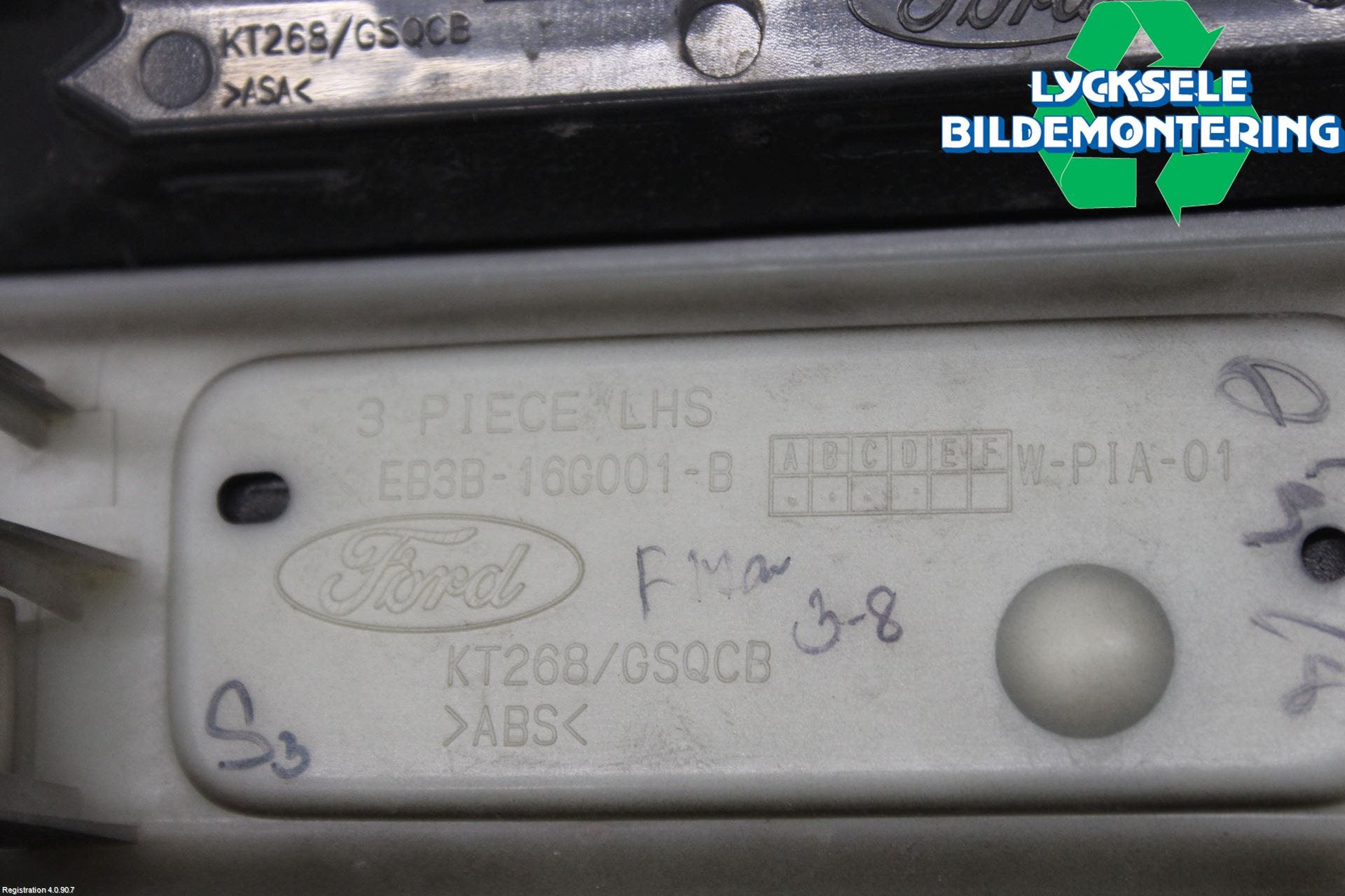 Alfa FORD RANGER 22- List Framskärm Vä