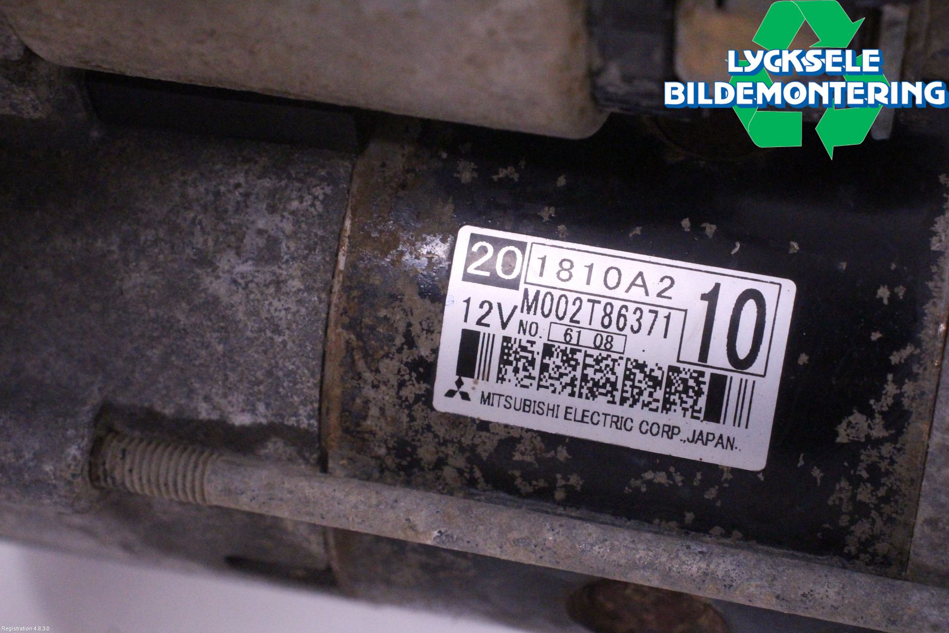 Mitsubishi ASX 10-22 Startmotor Diesel