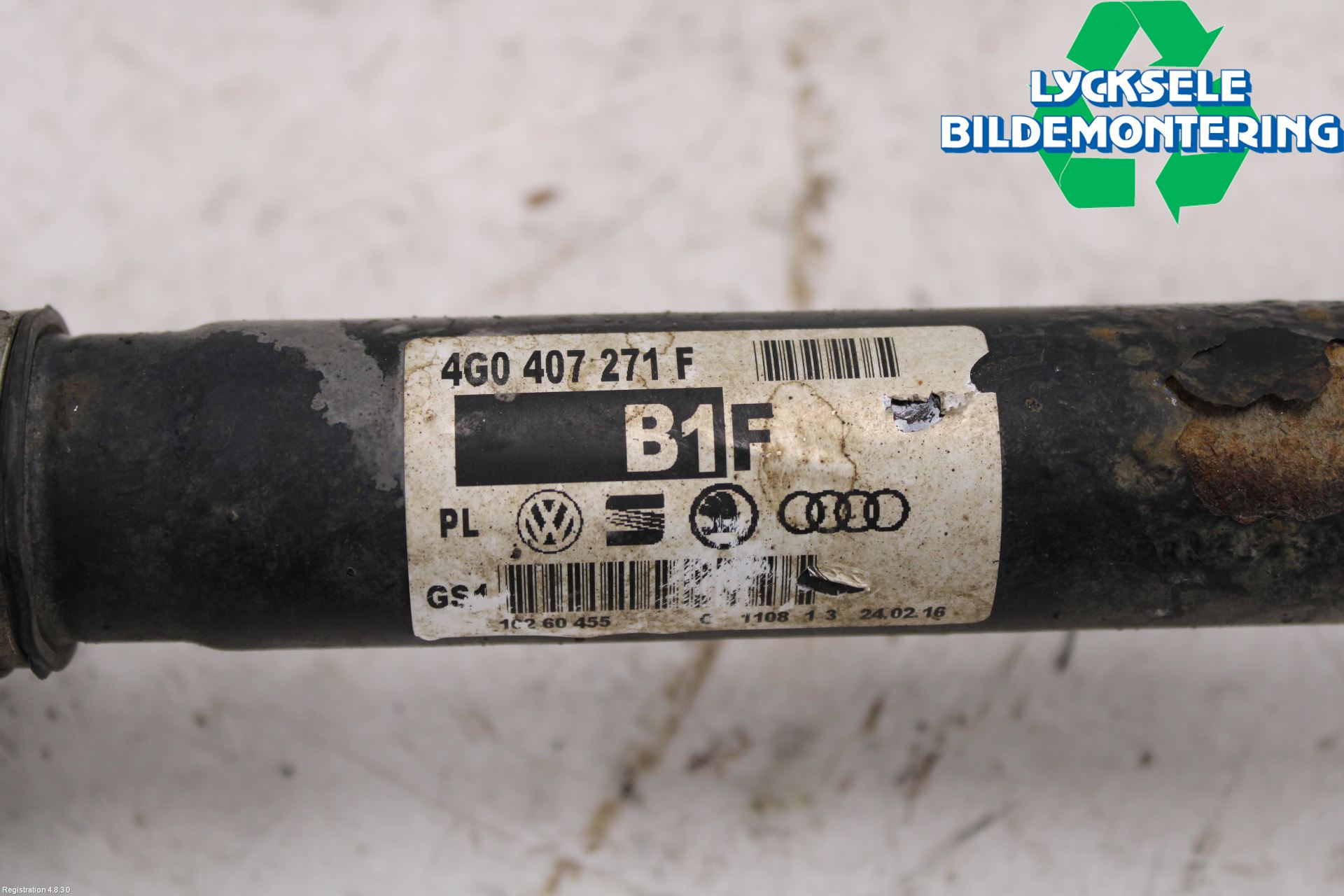 Audi A6 ALLROAD 12-18 Drivaxel Fram Höger