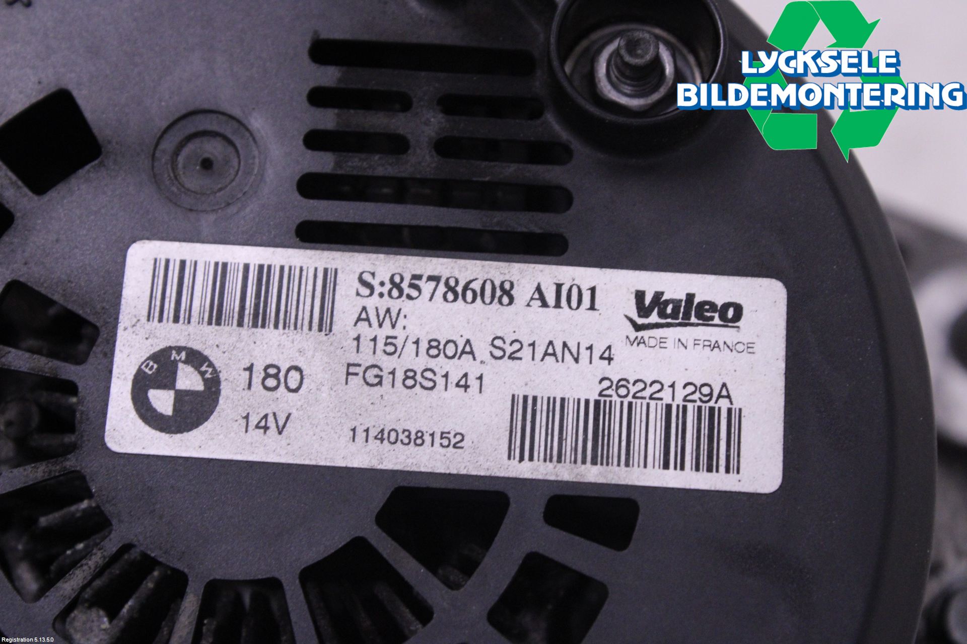 BMW 3 GT F34 13-19 Generator