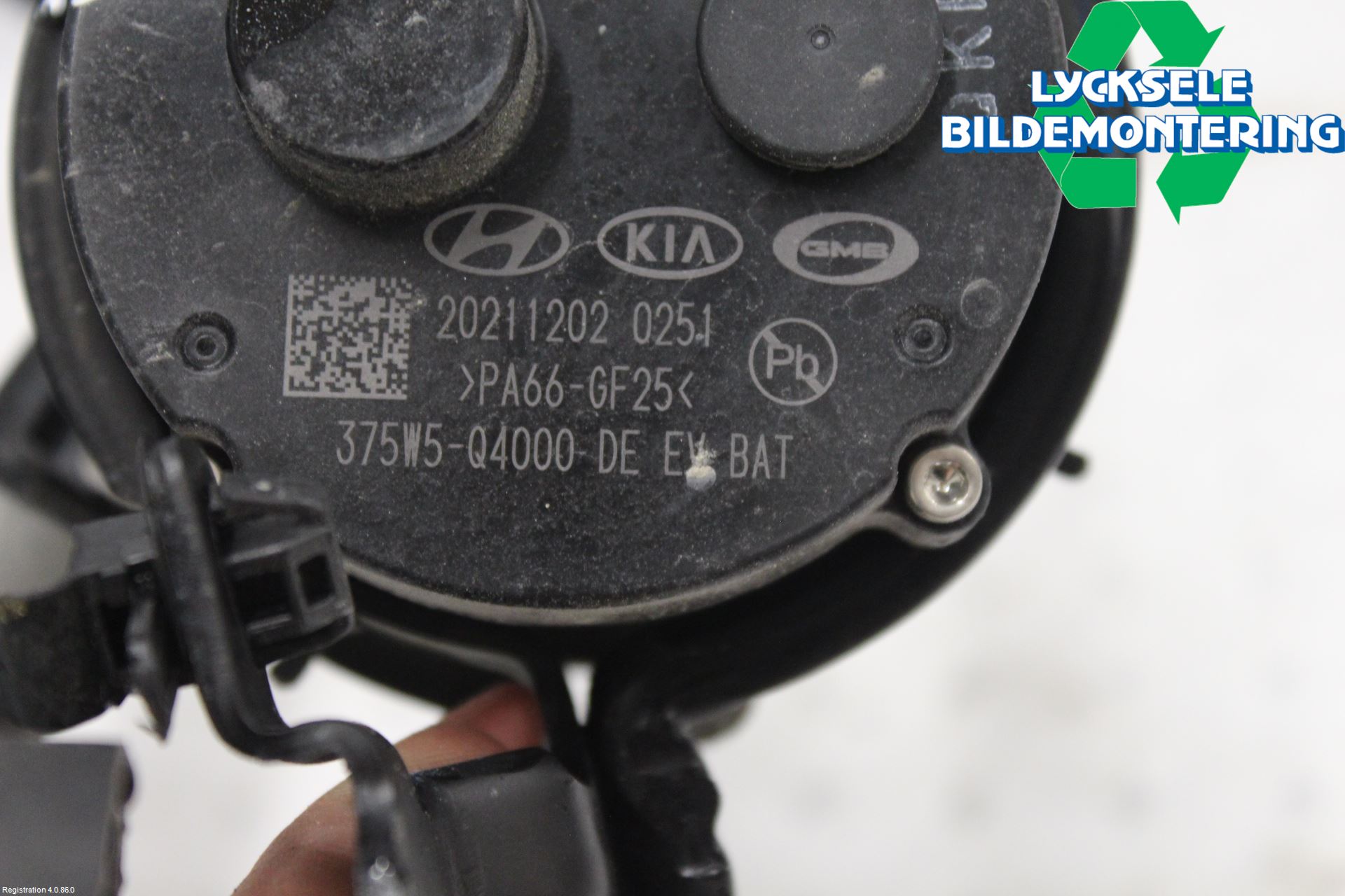 Kia NIRO (DE) 17-22 Vattenpump