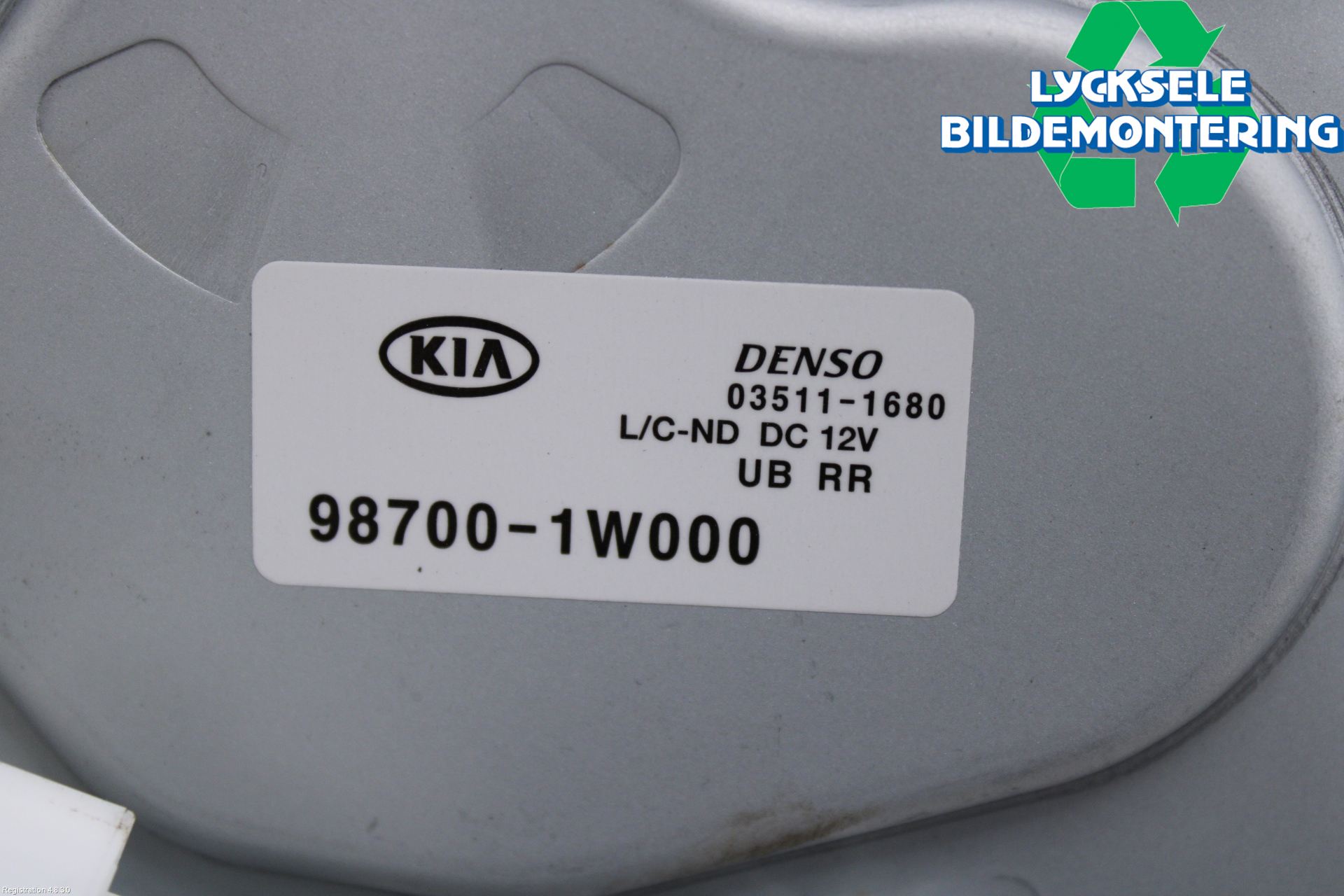 Kia RIO 12-16 Torkarmotor Baklucka