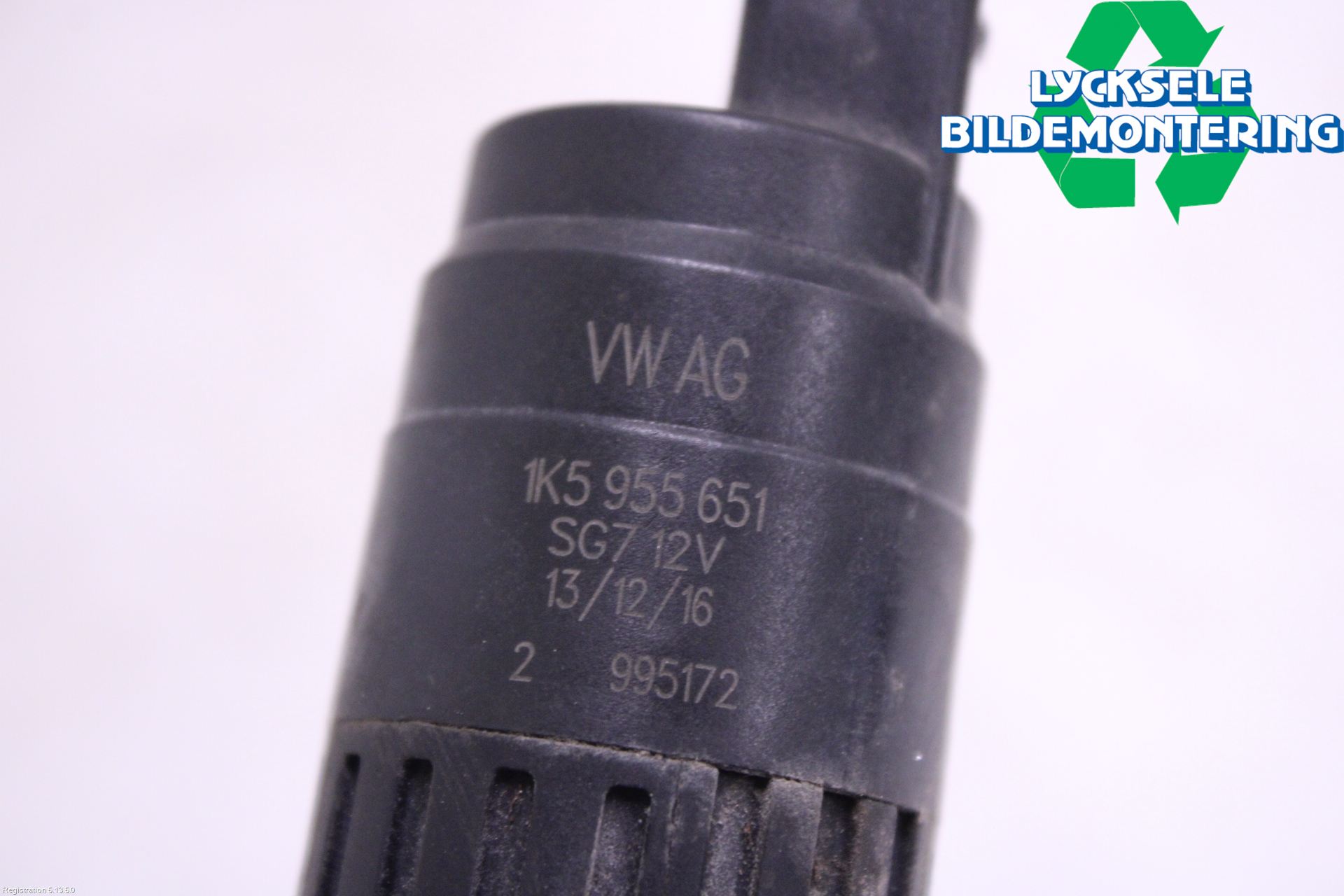 Volkswagen VW AMAROK 2H 10-22 Spolarpump Högtryck