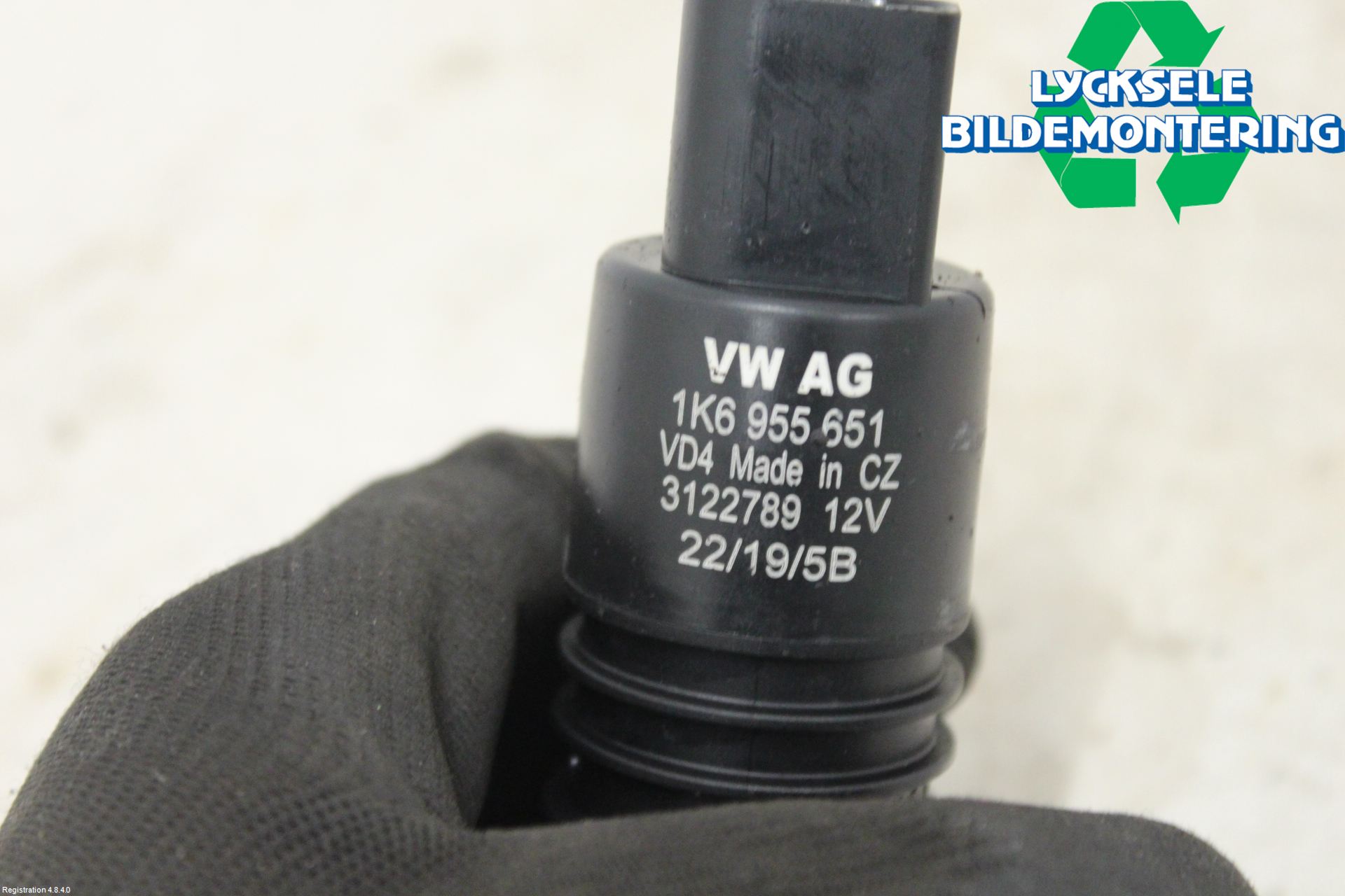 Volkswagen VW PASSAT 15-19 Spolarpump Vindruta