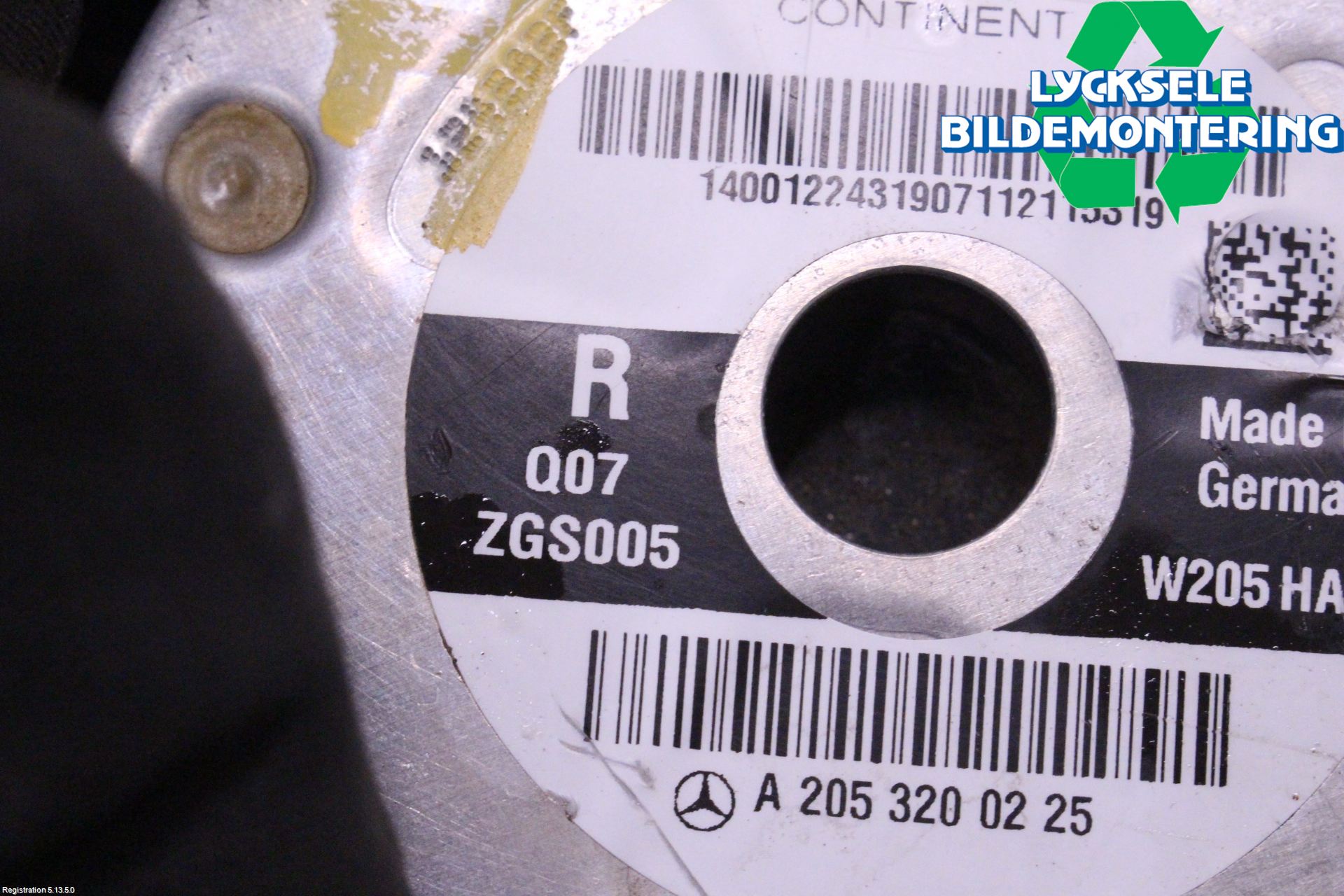 Mercedes-Benz MB E-KLASS (W213) 16-23 Nivå-Luftfjädring Bälg