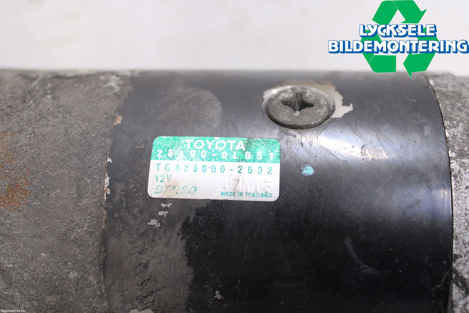Toyota HILUX 05-16 Startmotor Diesel