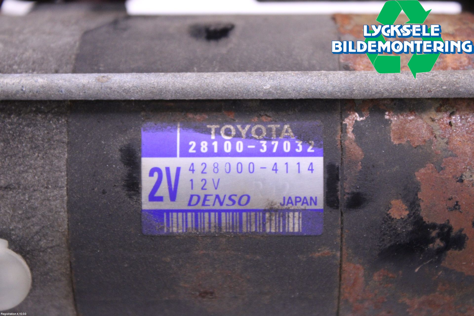 Toyota RAV4 13-18 Startmotor