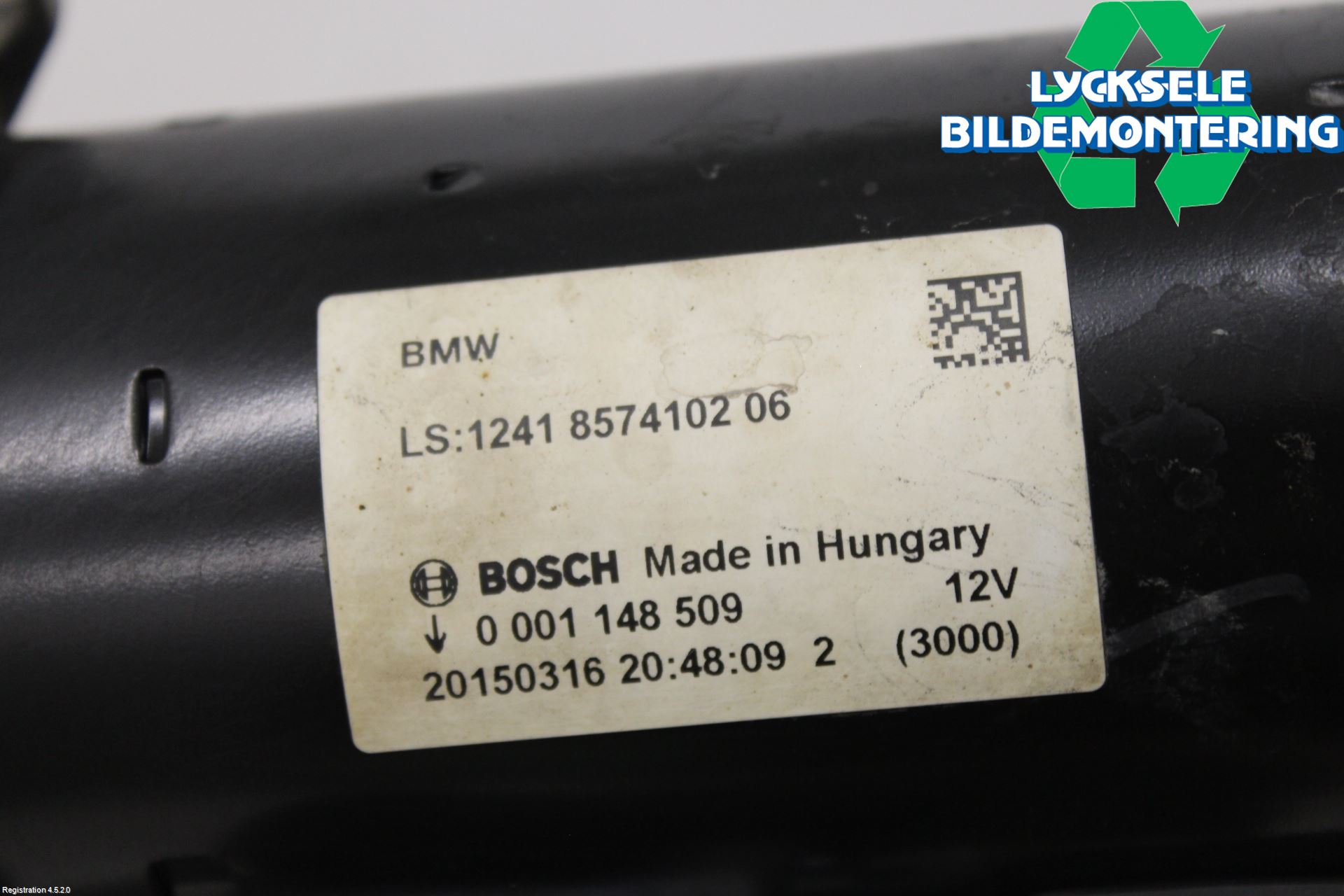 BMW 3 GT F34 13-19 Startmotor Diesel