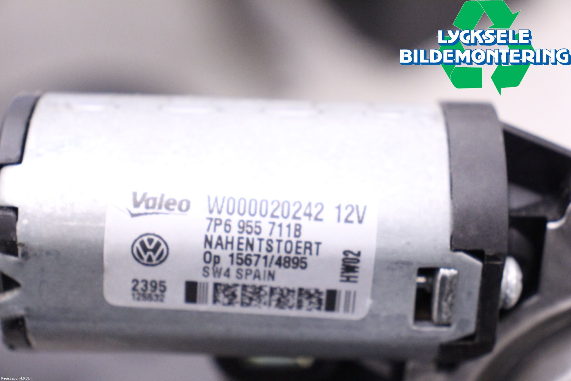 Volkswagen VW TOUAREG 7P 11-18 Torkarmotor Baklucka