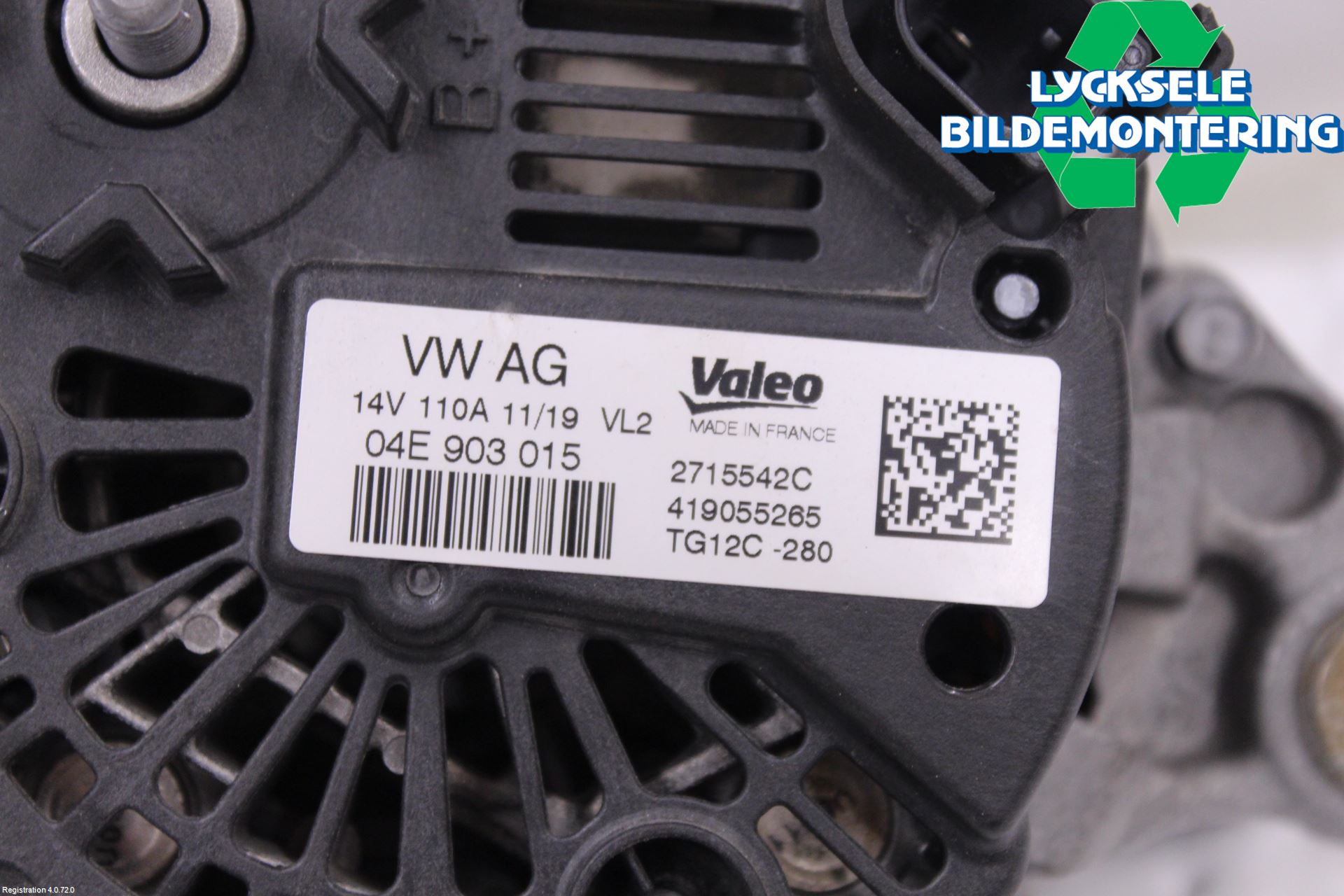 Skoda FABIA 15-21 Generator