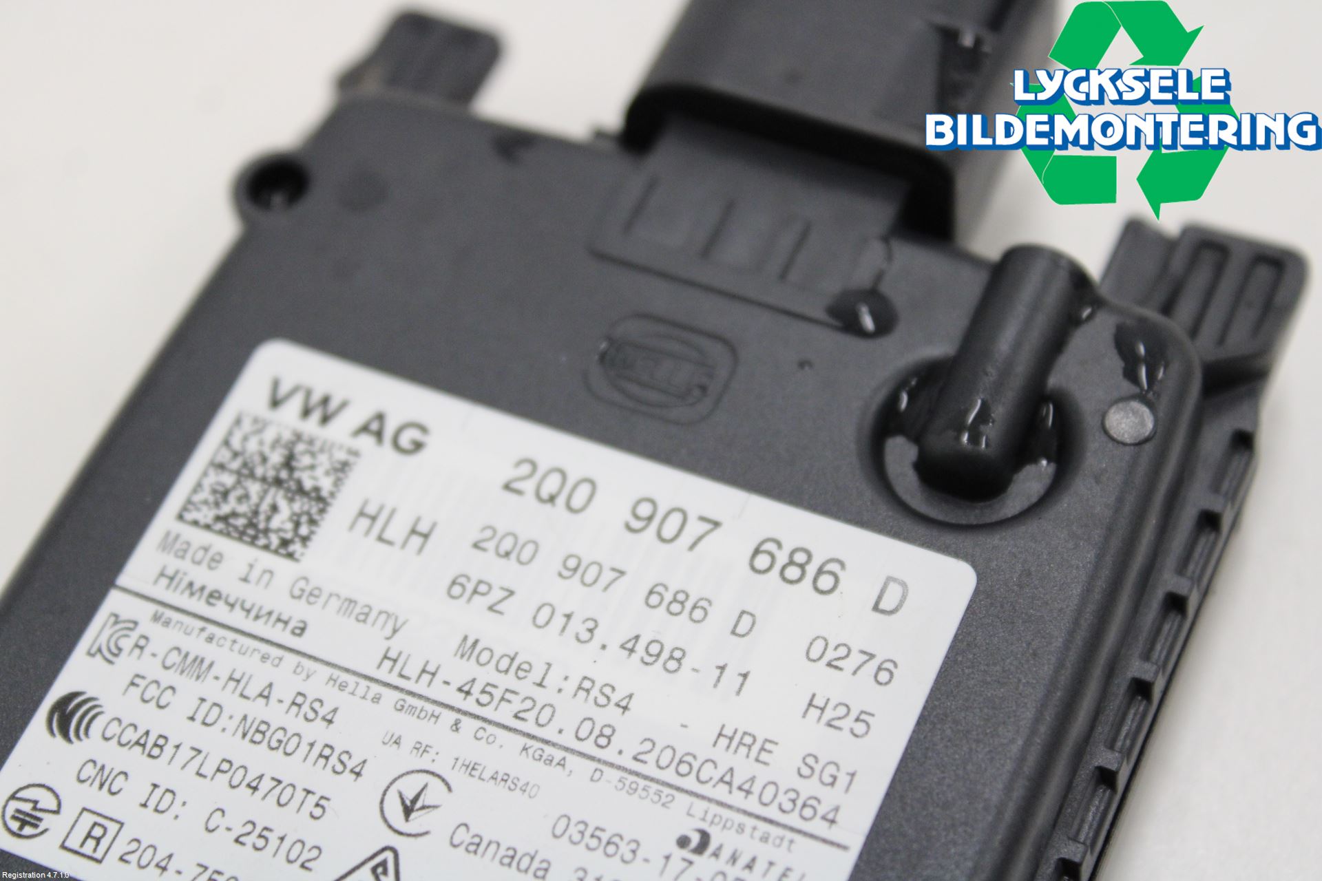 Volkswagen VW GOLF / E-GOLF VIII 20- Sensor Aktivt Kollisionsskydd
