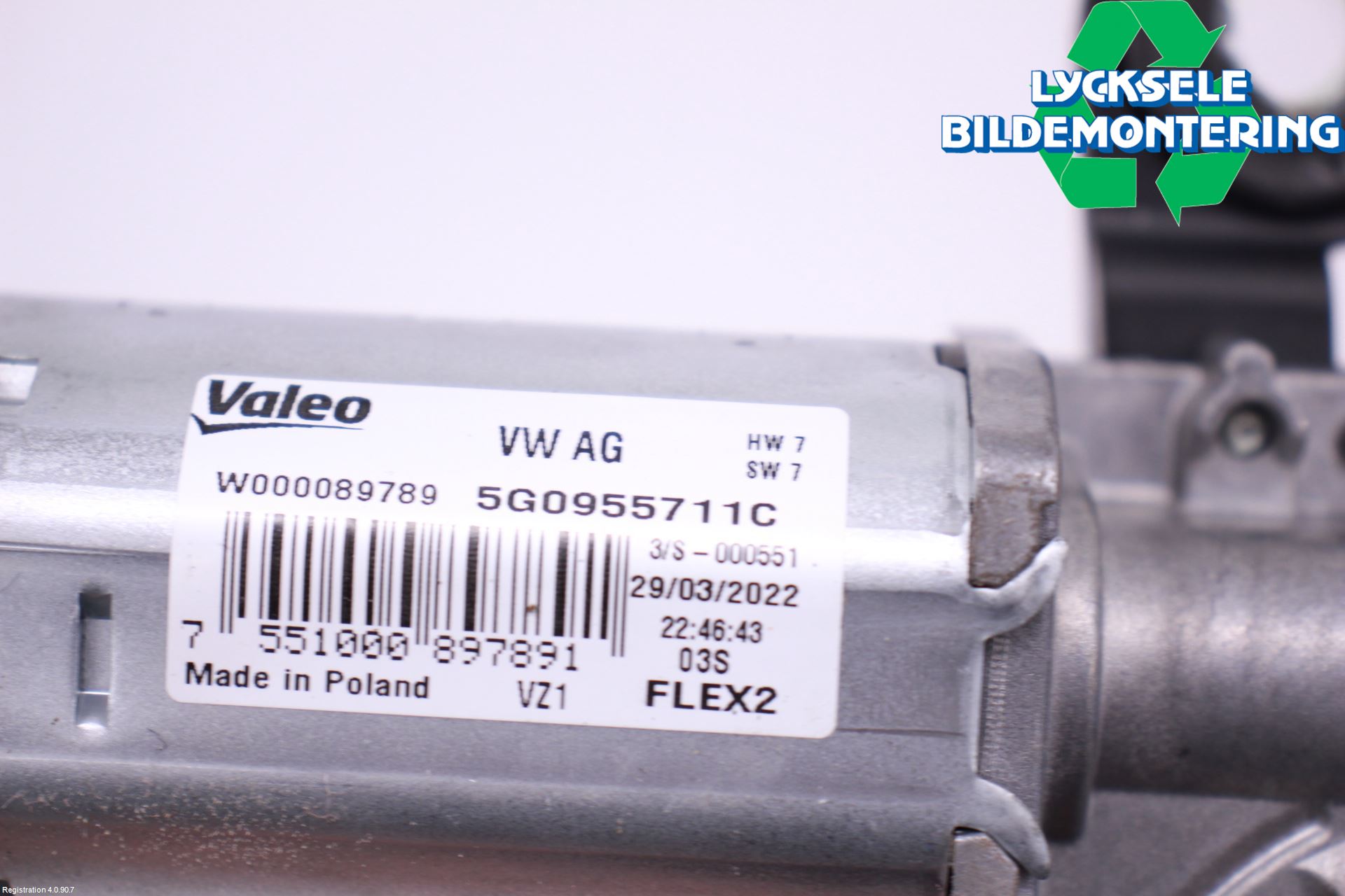 Volkswagen VW PASSAT 20-24 Torkarmotor Baklucka