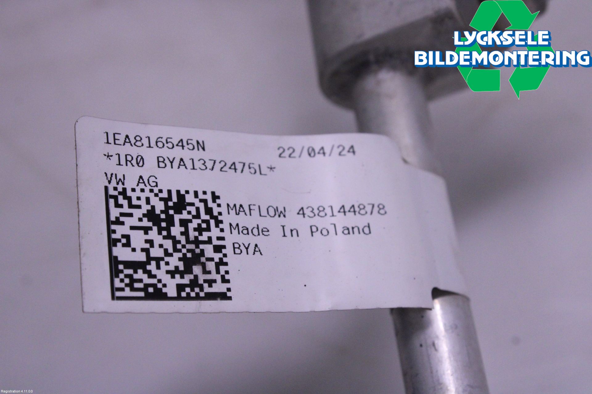 Audi Q4 E-TRON FZ 22- Ac Slang-Rör