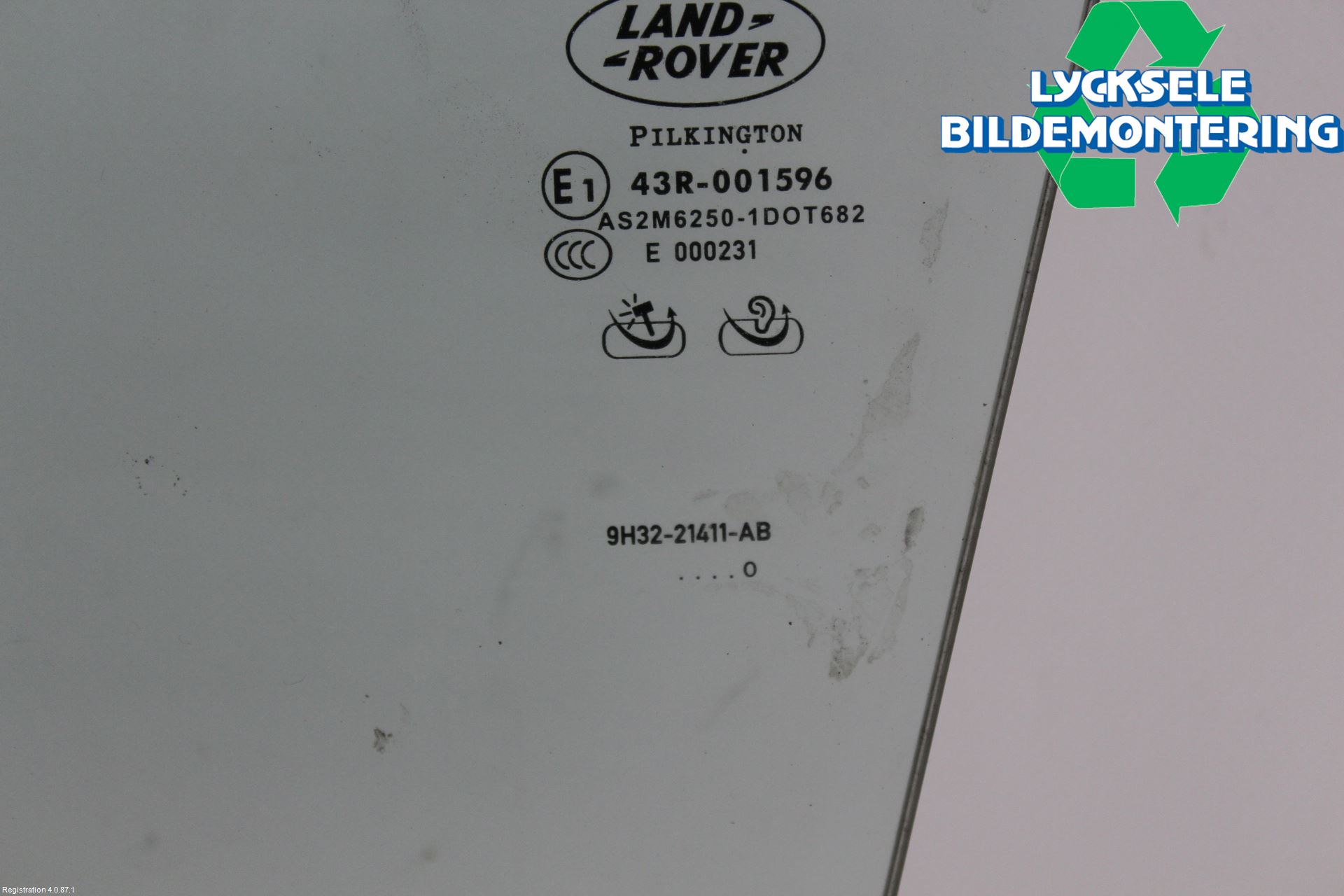 Landrover RANGE ROVER SPORT (L320) 10-13 Dörruta Fram Vänster