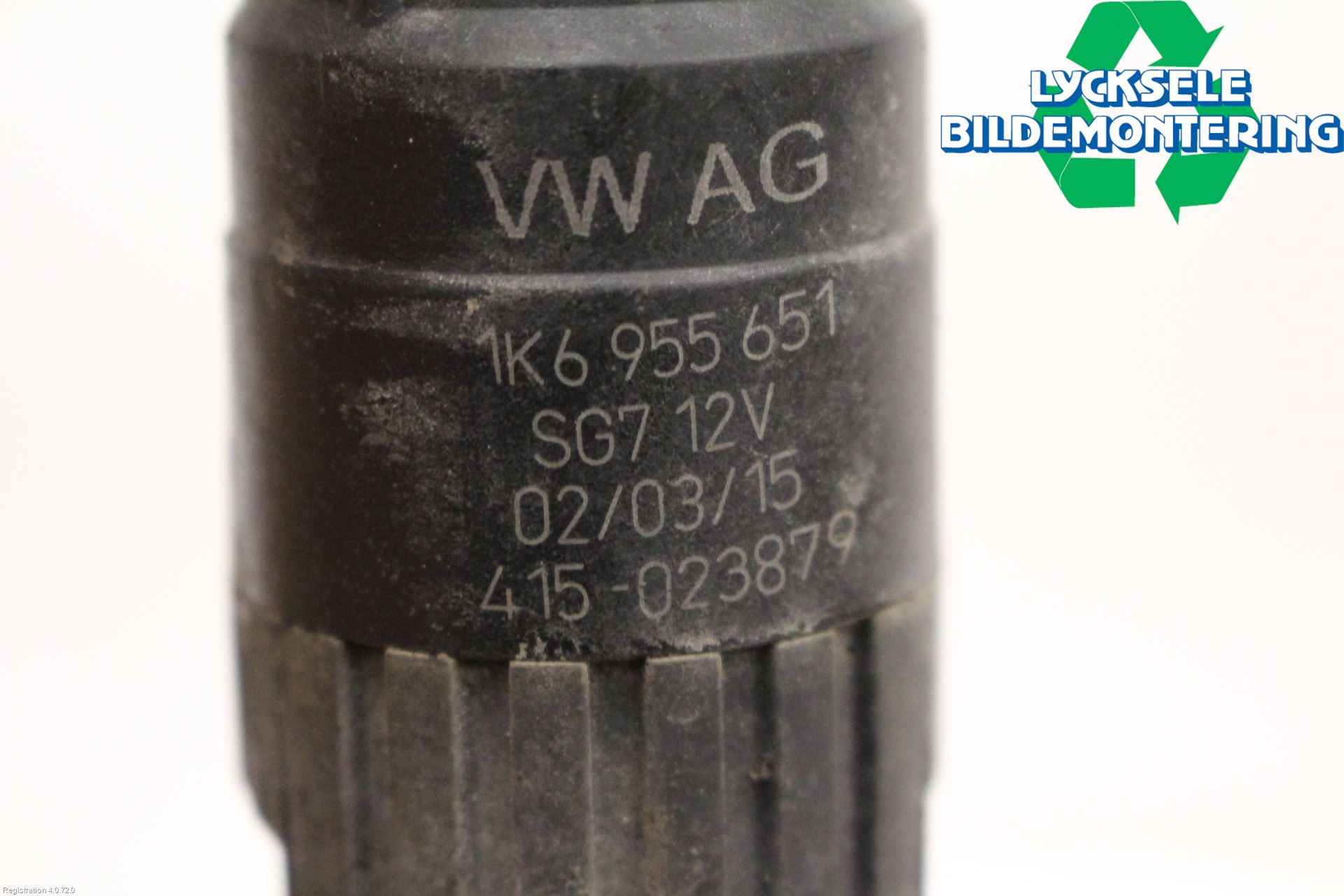 Volkswagen VW TOURAN 10-15 Spolarpump Vindruta