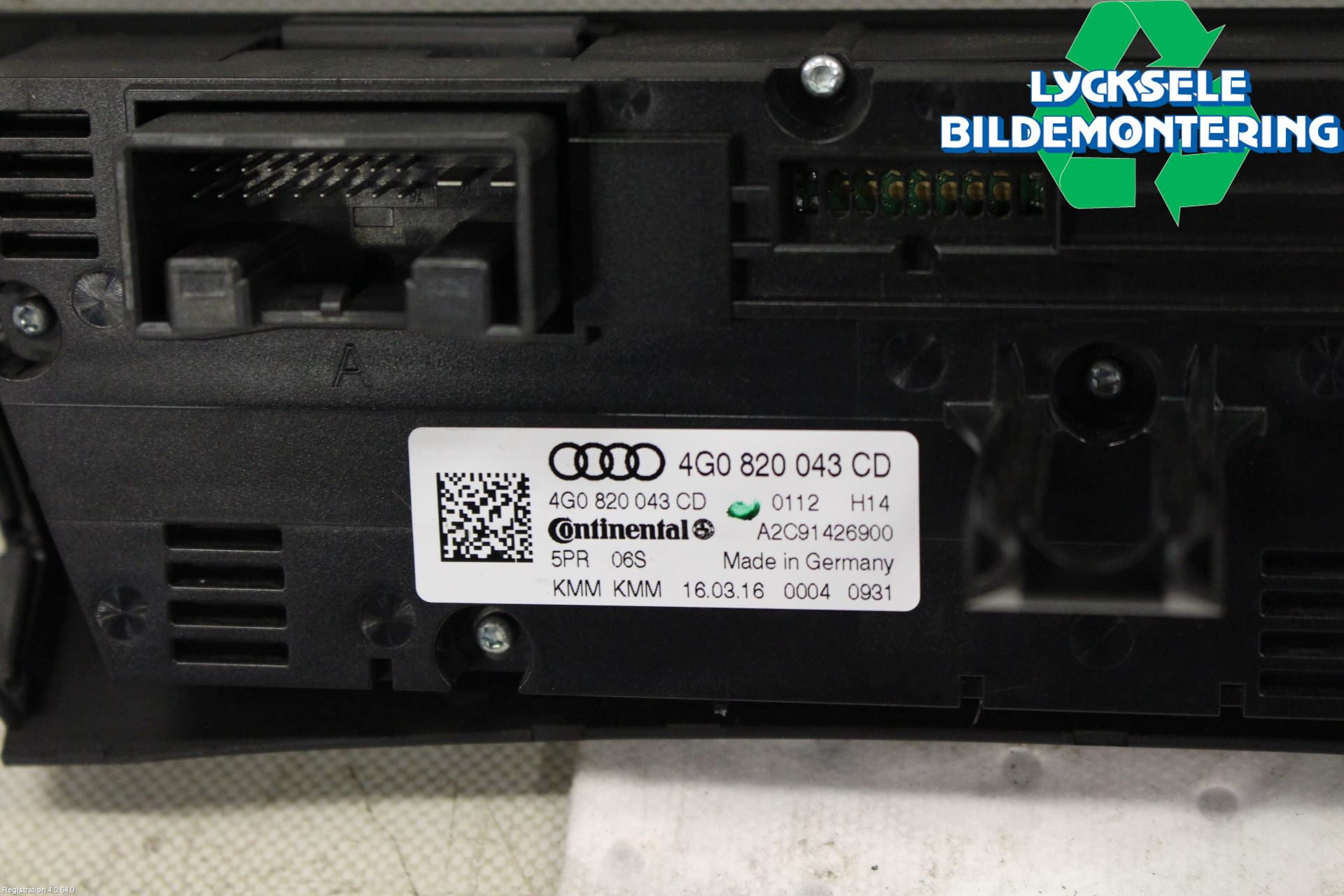 Audi A6 ALLROAD 12-18 Ac Styrenhet Ac Manöveren