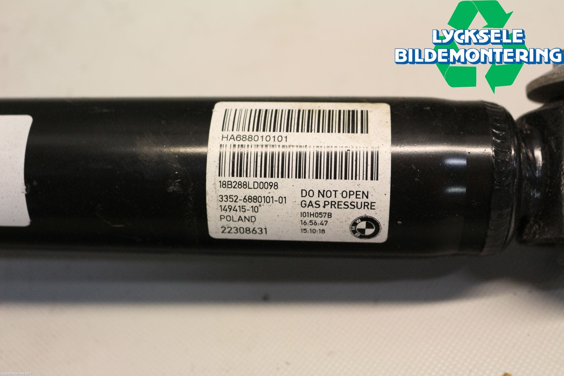 BMW i3 I01 13-22 Fjäderben Bak Höger