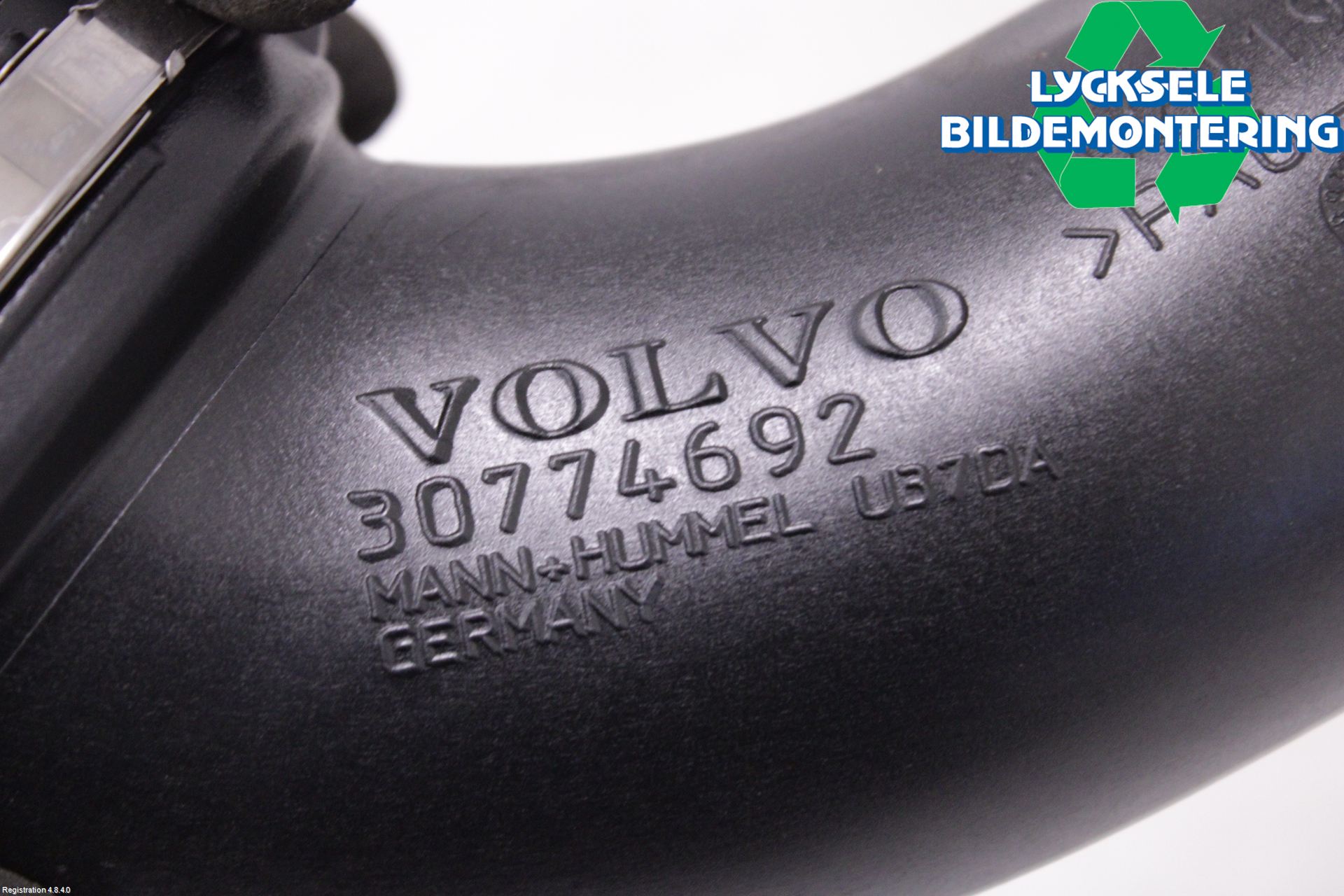 Volvo XC70 08-13 Laddluft-Intercoolerrör