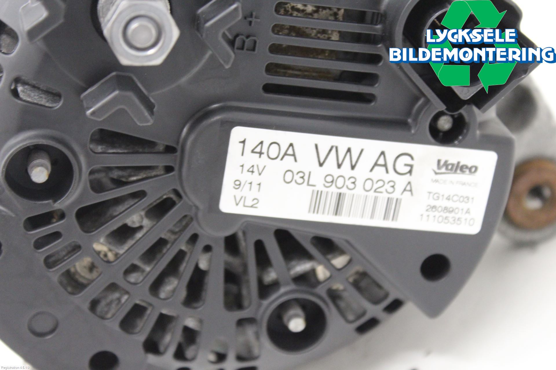 Audi A3/S3 05-13 Generator