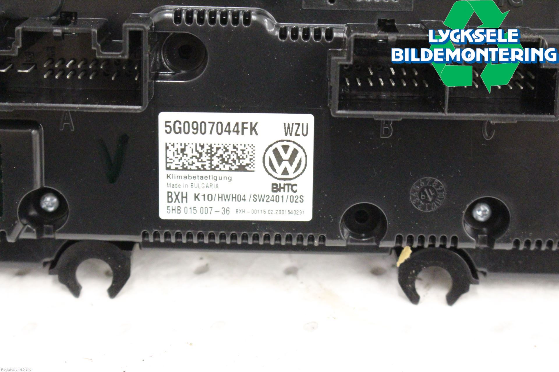 Volkswagen VW PASSAT 15-19 Ac Styrenhet Ac Manöveren