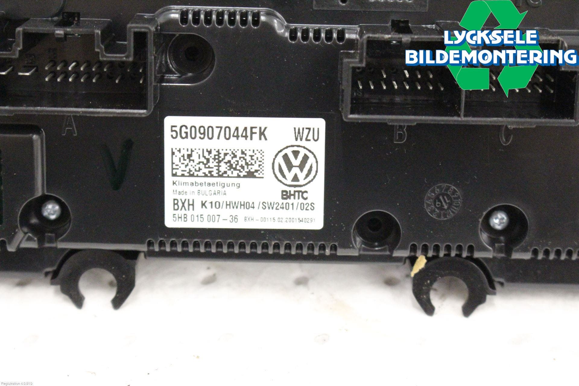 Volkswagen VW PASSAT 15-19 Ac Styrenhet Ac Manöveren