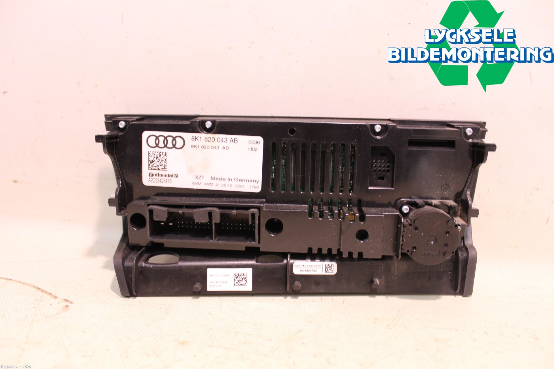 Audi A4 12-15 Ac Styrenhet Ac Manöveren