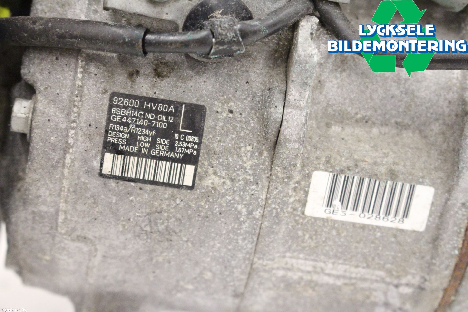 Nissan QASHQAI 17-21 Ac Kompressor