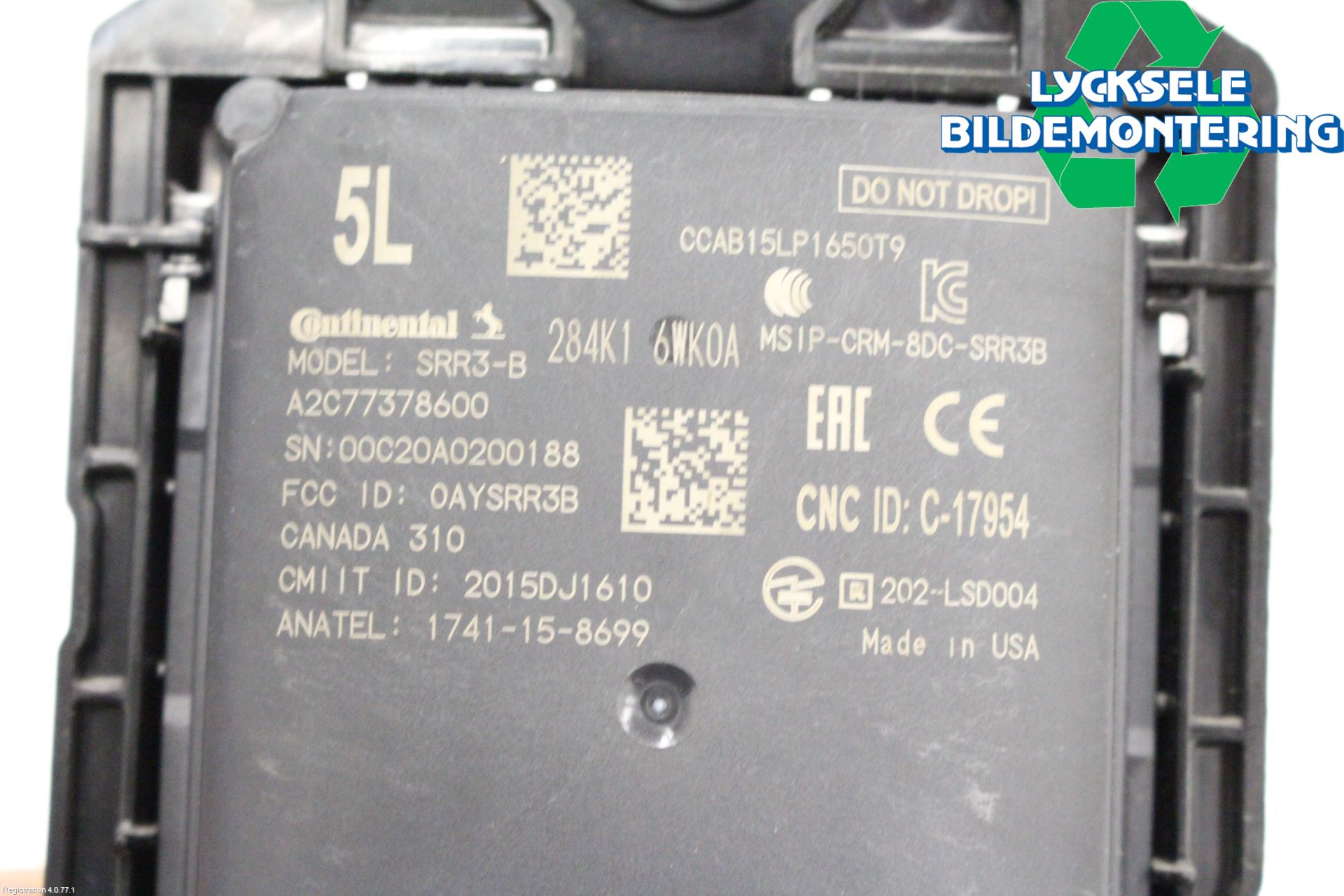 Nissan LEAF 18- Sensor Aktivt Kollisionsskydd