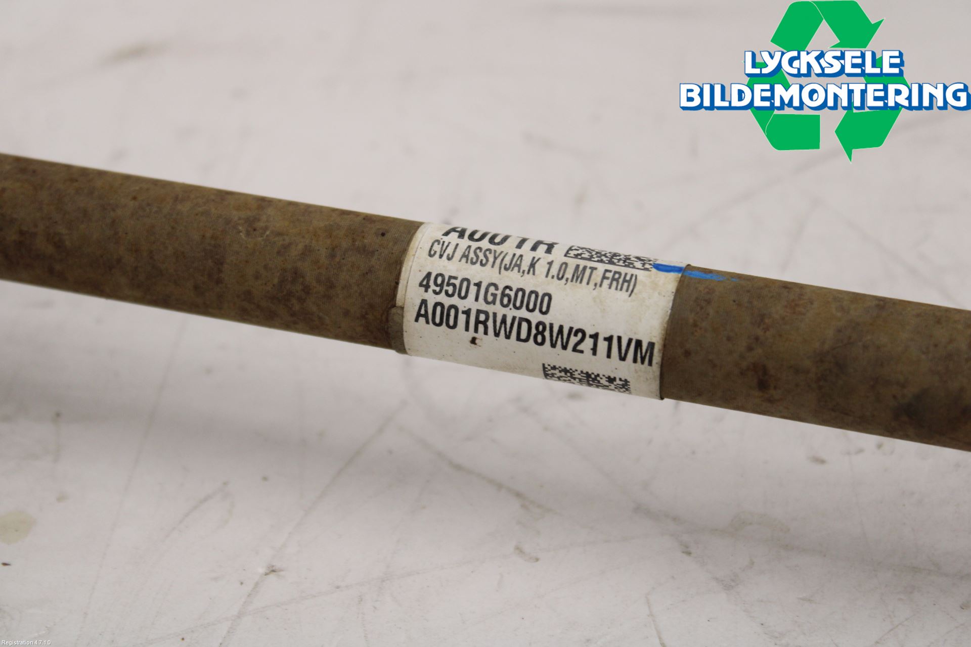 Kia PICANTO 17- Drivaxel Fram Höger