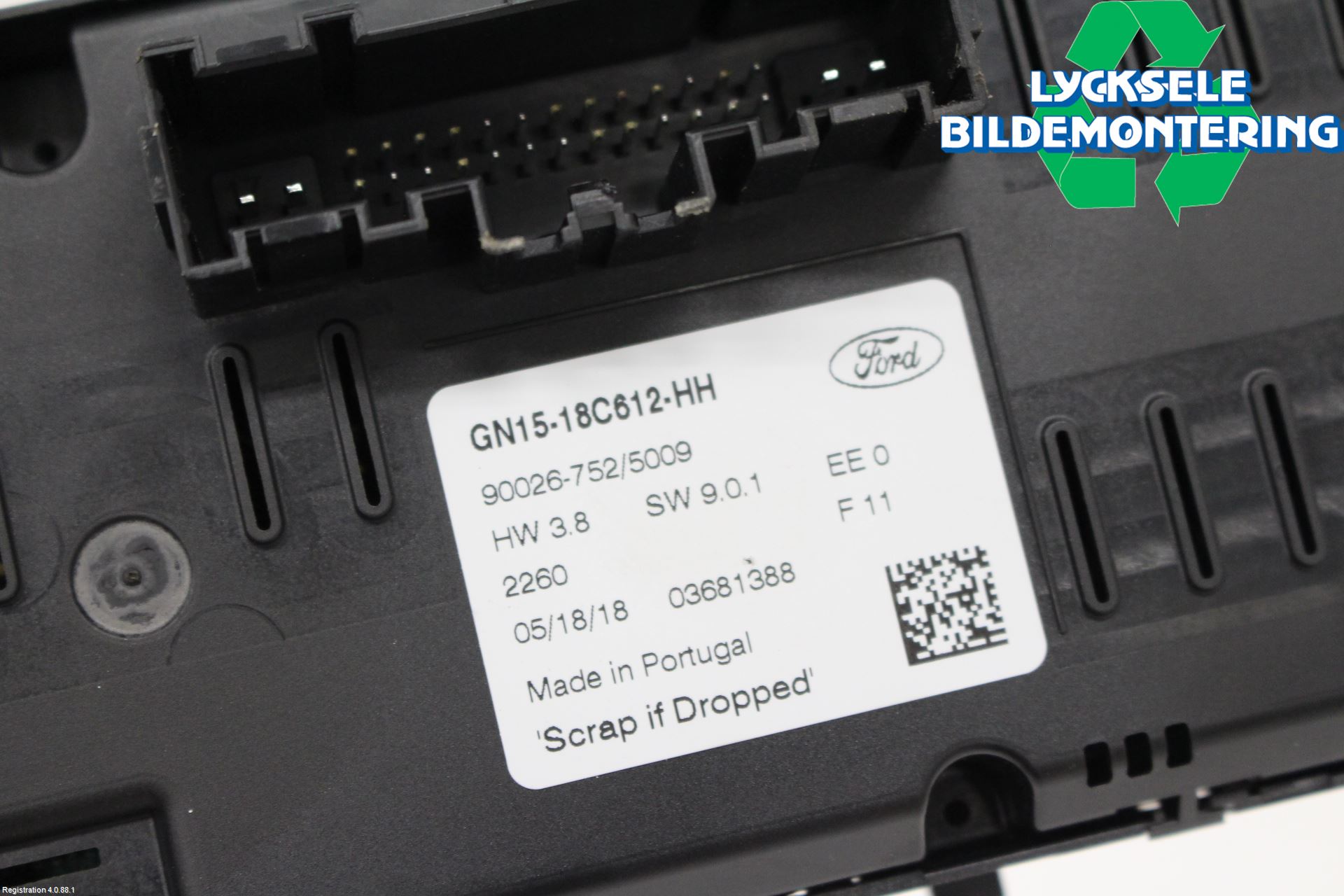 Ford ECOSPORT 17- Ac Styrenhet Ac Manöveren