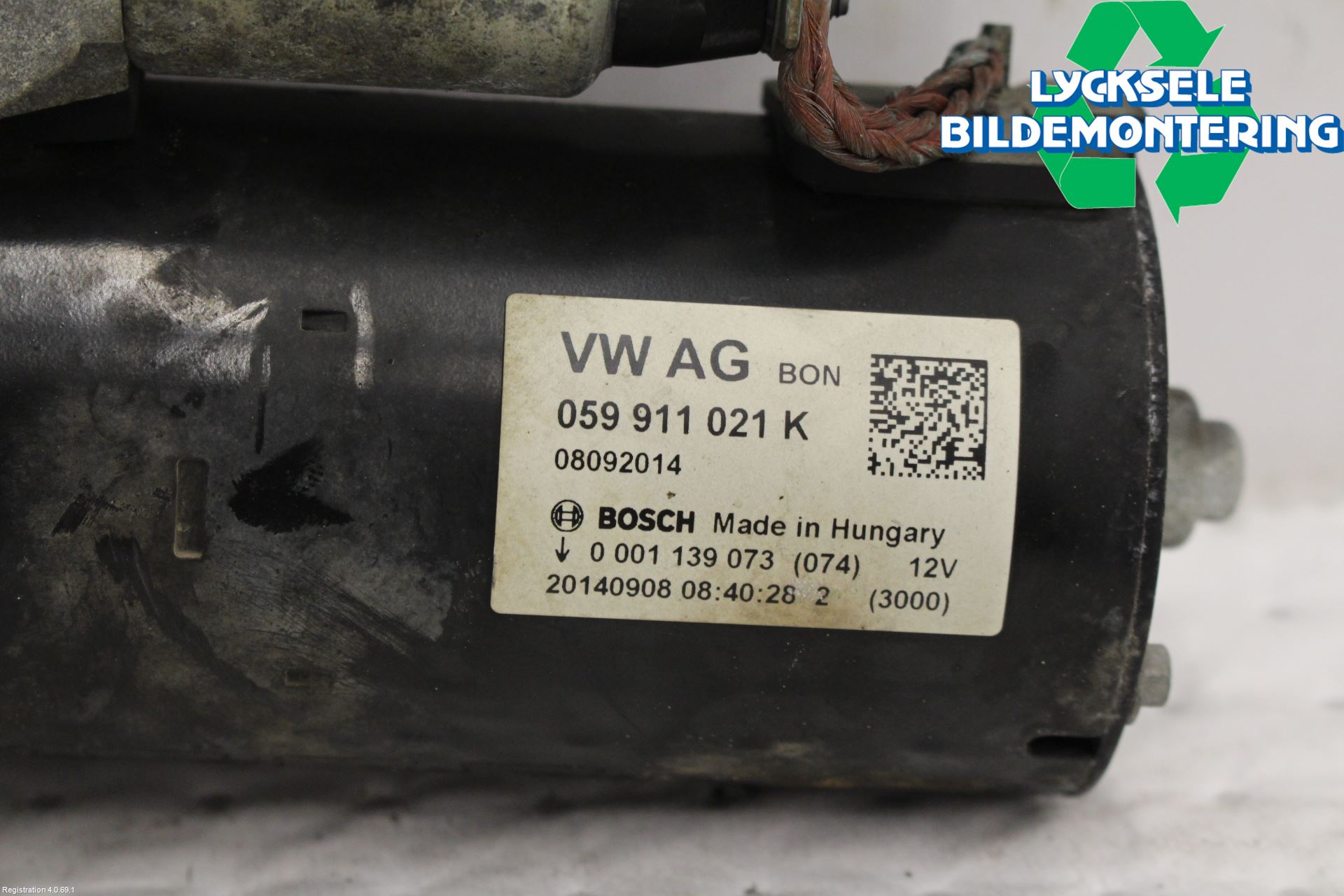 Audi A6/S6 4G 11-18 Startmotor Diesel