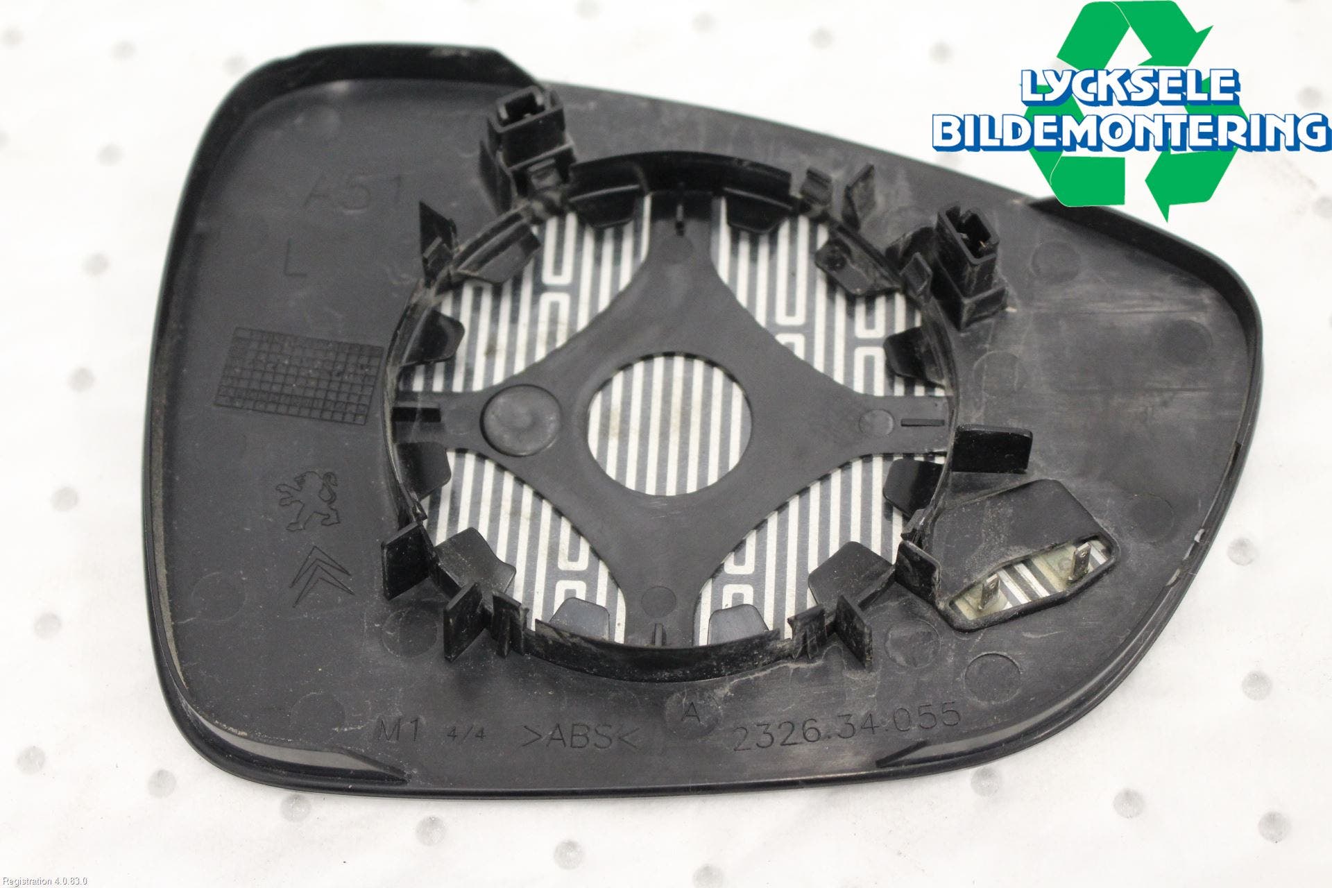 Citroen C5 08-17 Spegelglas Vä