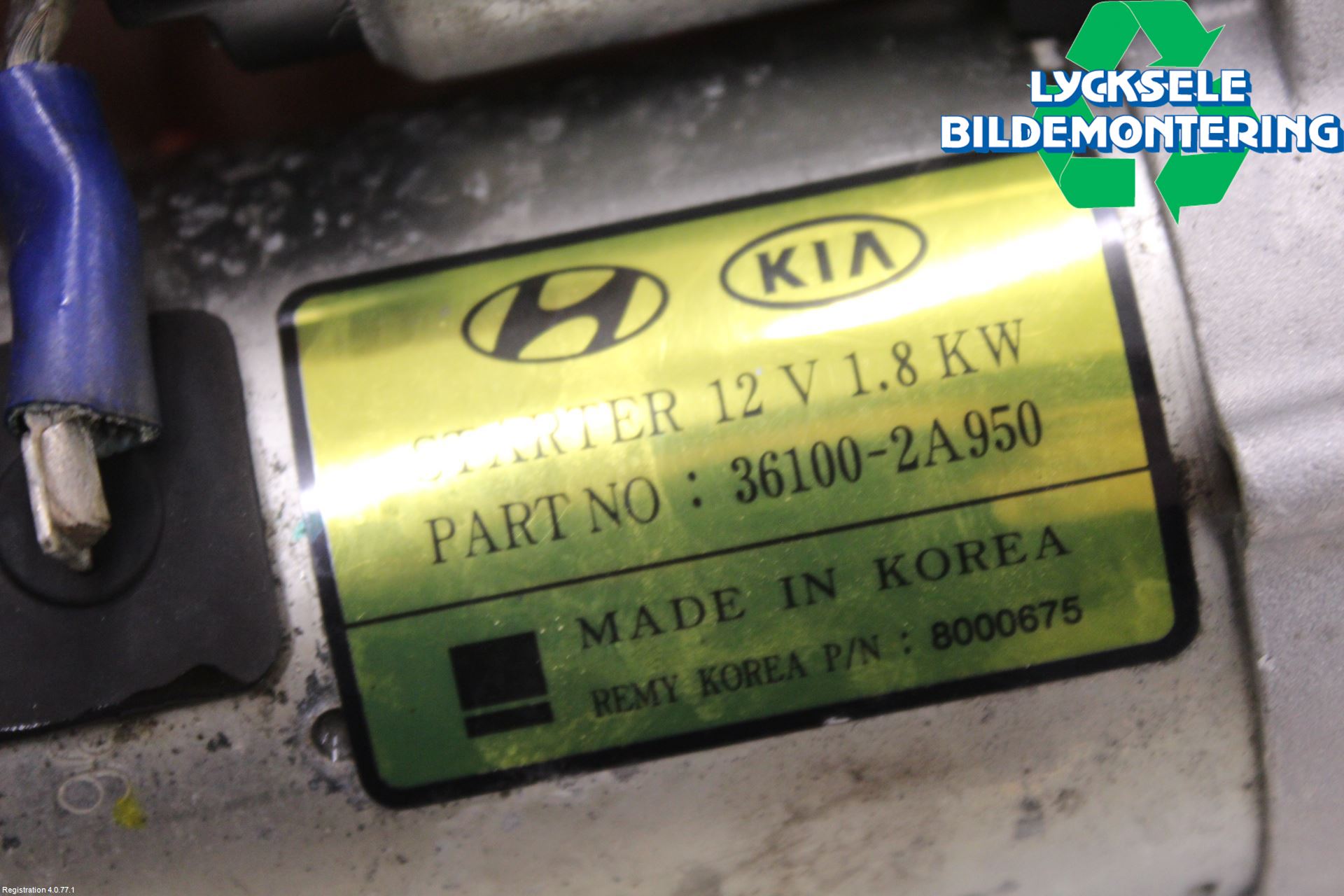 Hyundai i30 PD 17- Startmotor Diesel