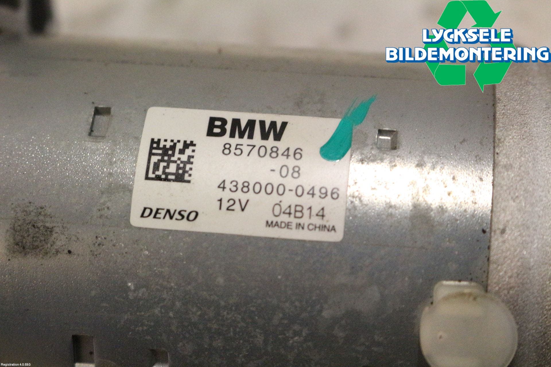 BMW 3 F30/F31/F80 12-19 Startmotor Diesel