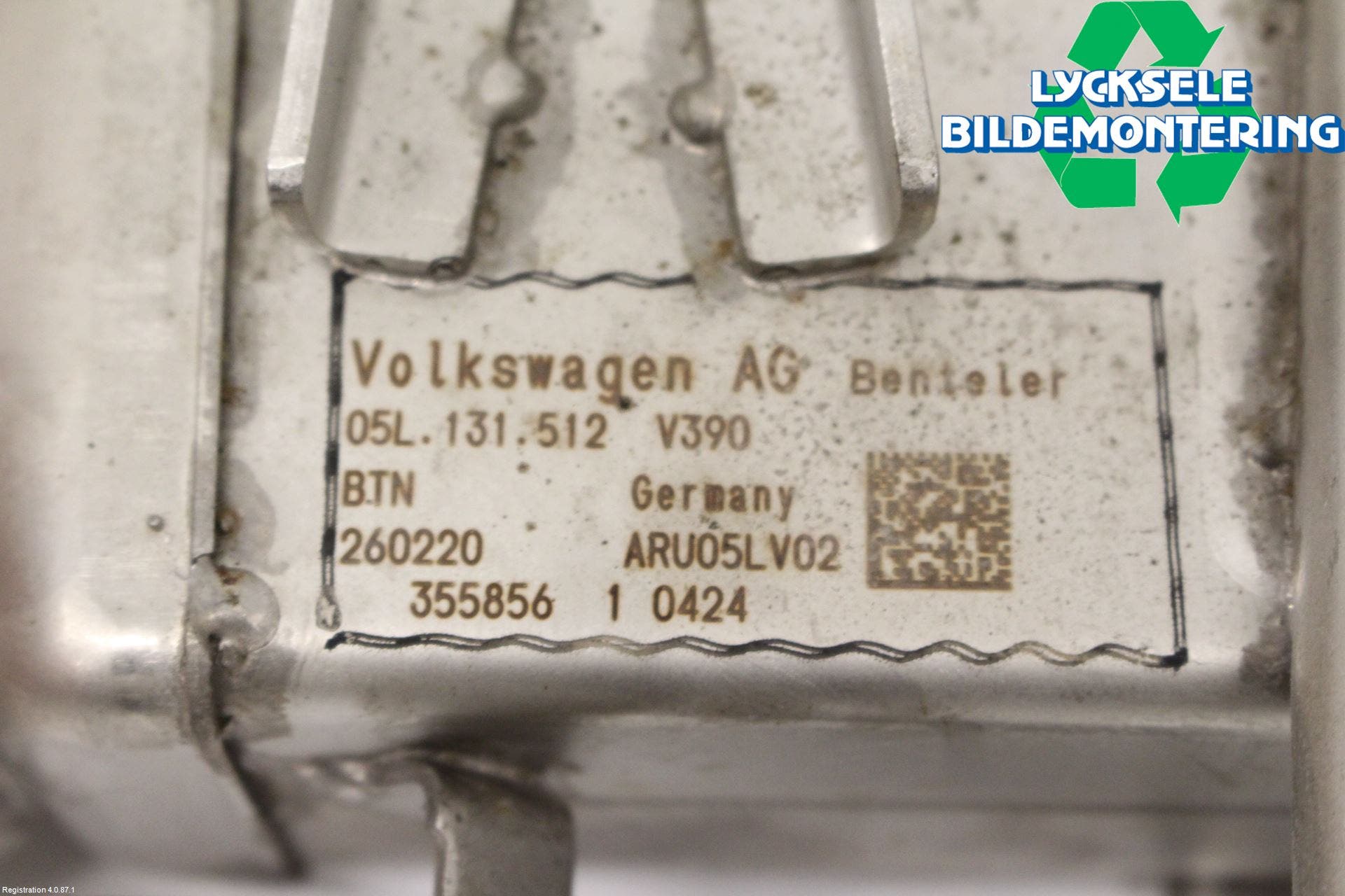 Audi A6 F2/C8 19- Avgaskylare