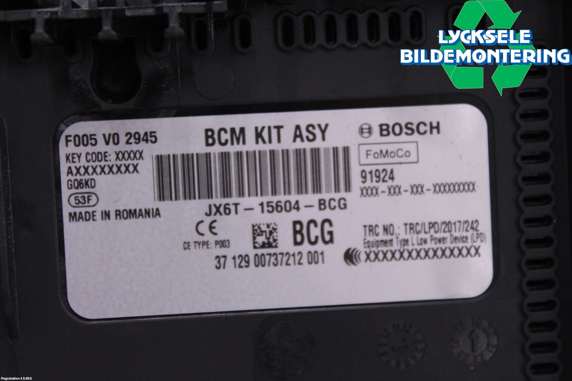 Ford FOCUS 19- Säkringsdosa-Elcentral