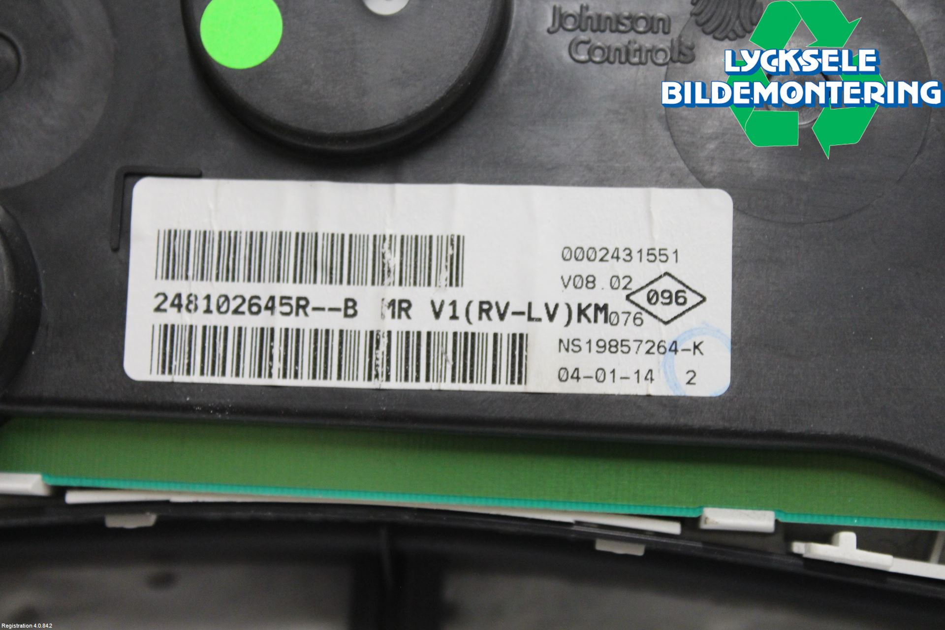 Dacia DUSTER 10-17 Instrument Komb