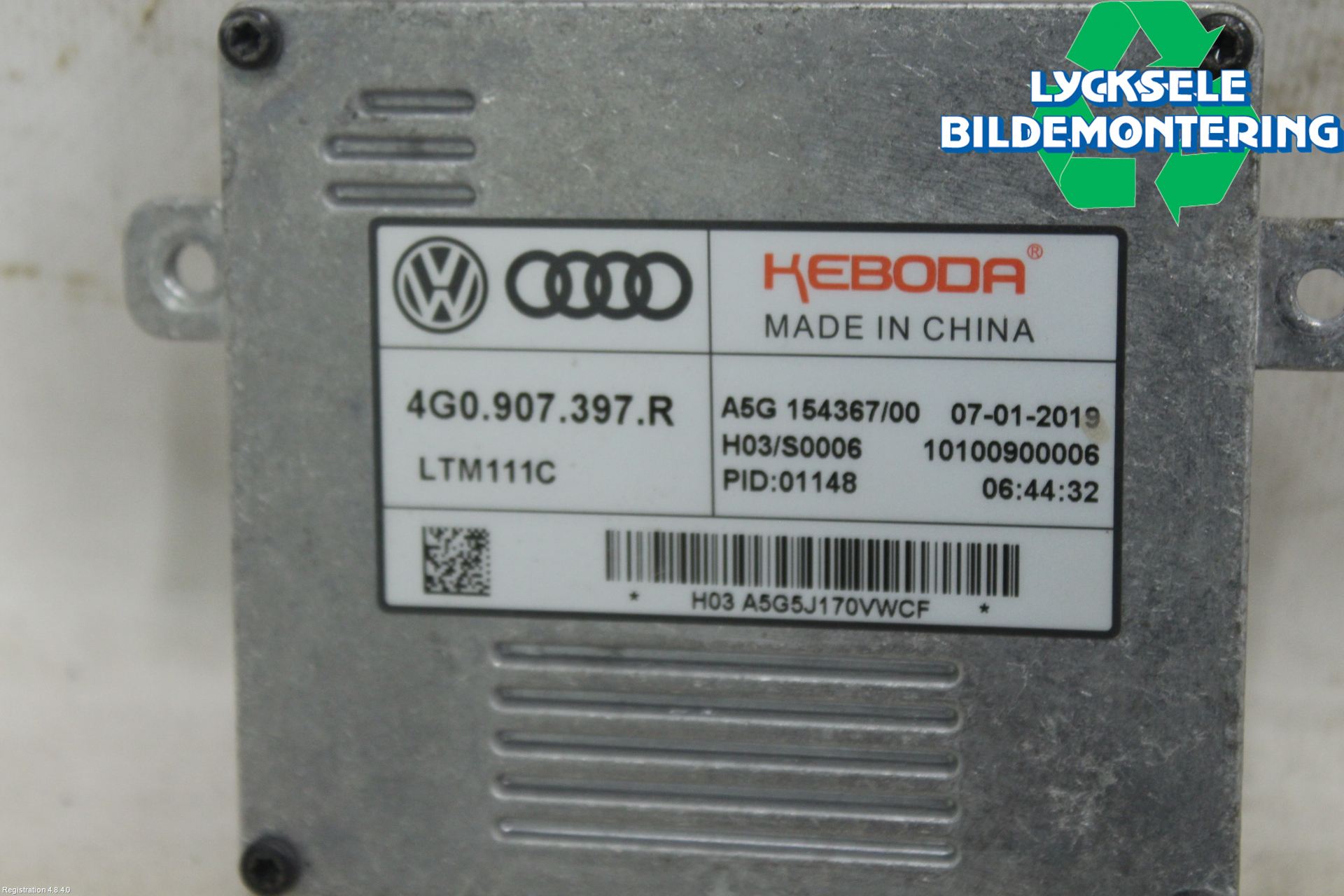 Audi A3/S3 8V 13-20 Styrenhet Strålkastare